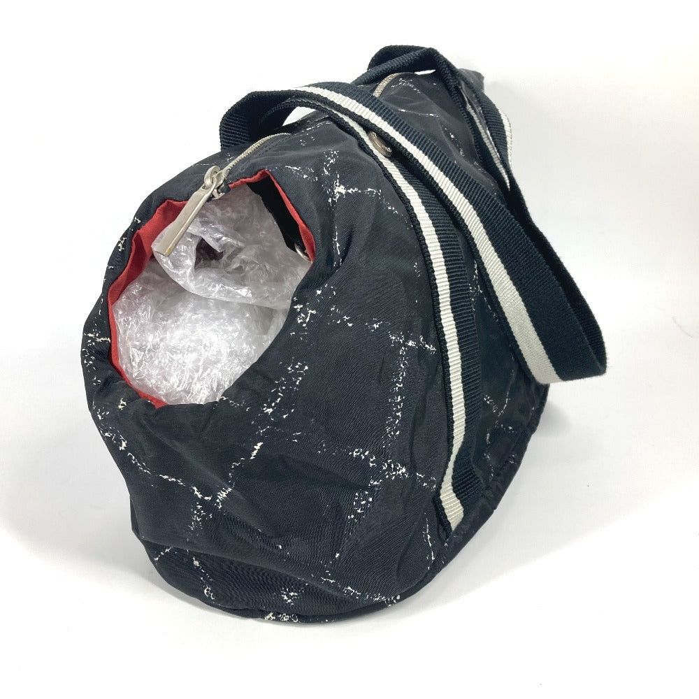 Chanel Chanel Former Travel Line Pet Bag Shawl Briefcase Shoulder Boston Nylon Unisex Black Size ONE SIZE - 4 Thumbnail