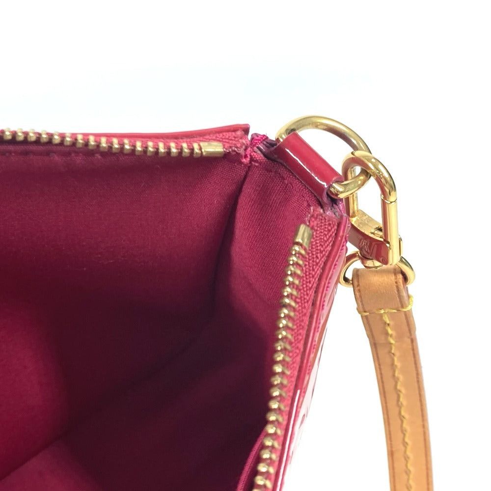 Louis Vuitton Louis Vuitton M91574 Monogram Vernis Pochette Metis Accessoire 2 Way Bag Handbag Shawl Shoulder Women Roseandian Pink Size ONE SIZE - 12 Thumbnail