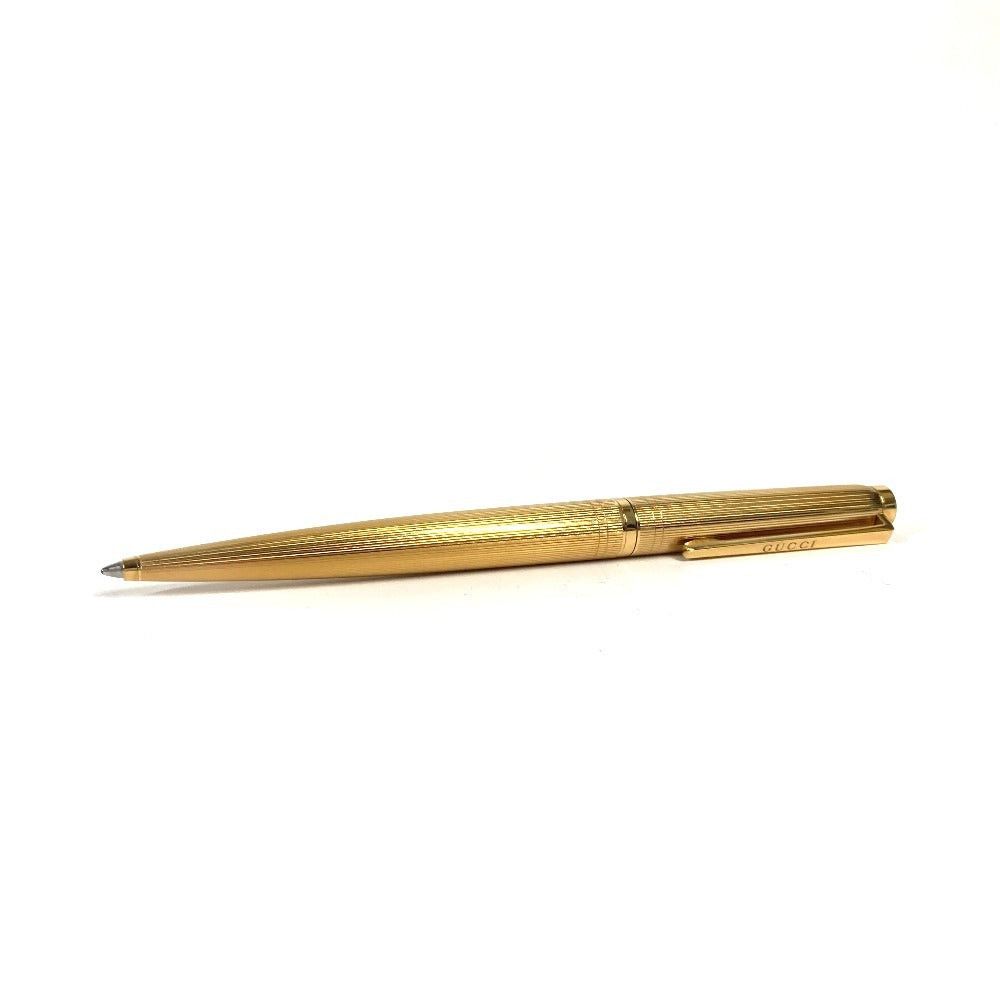 Gucci Gucci 662762 Interlocking G With A Case Pen Stationery Ball-Point Metal Unisex Gold Size ONE SIZE - 2 Thumbnail