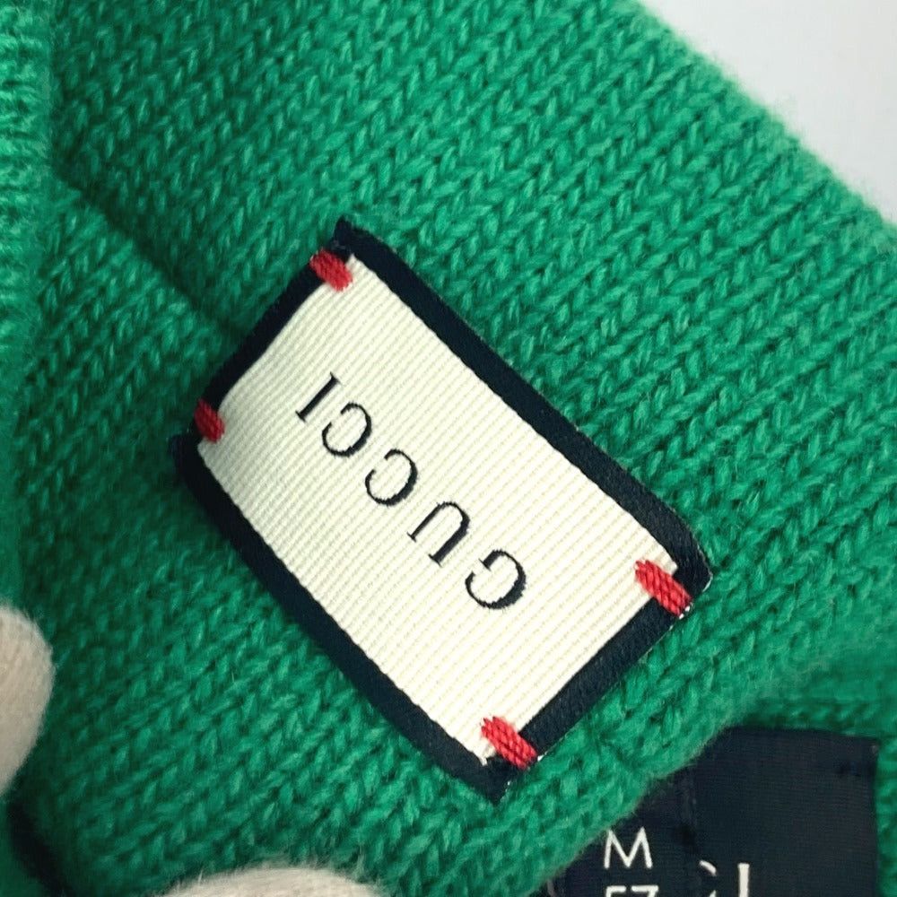 Gucci Gucci Gg Sherry Line Headband Hair Accessory Band Wool Unisex Green Size ONE SIZE - 5 Thumbnail