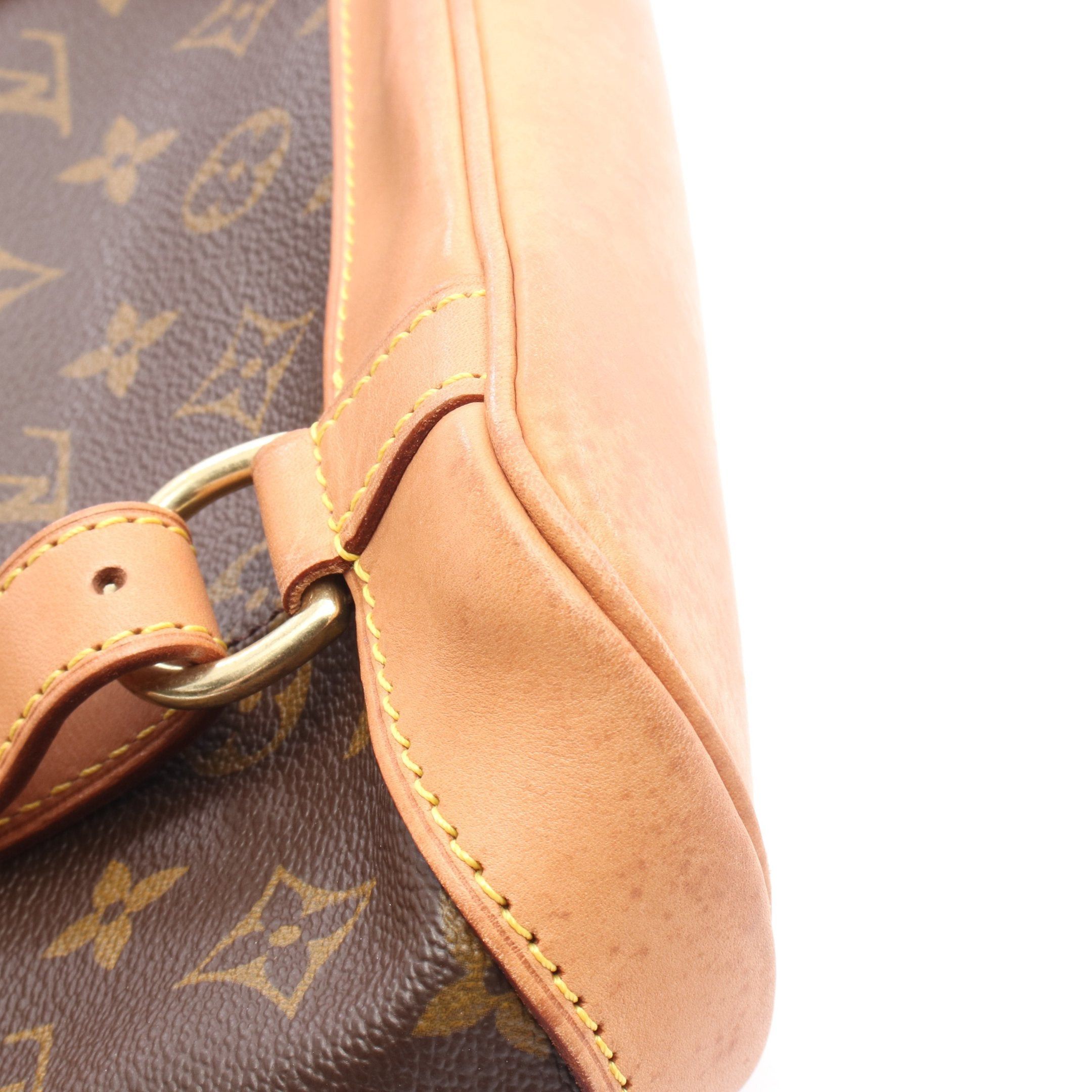 Louis Vuitton Louis Vuitton Montsouris Mm Monogram Backpack Rucksack Leather Brown Size ONE SIZE - 7 Thumbnail