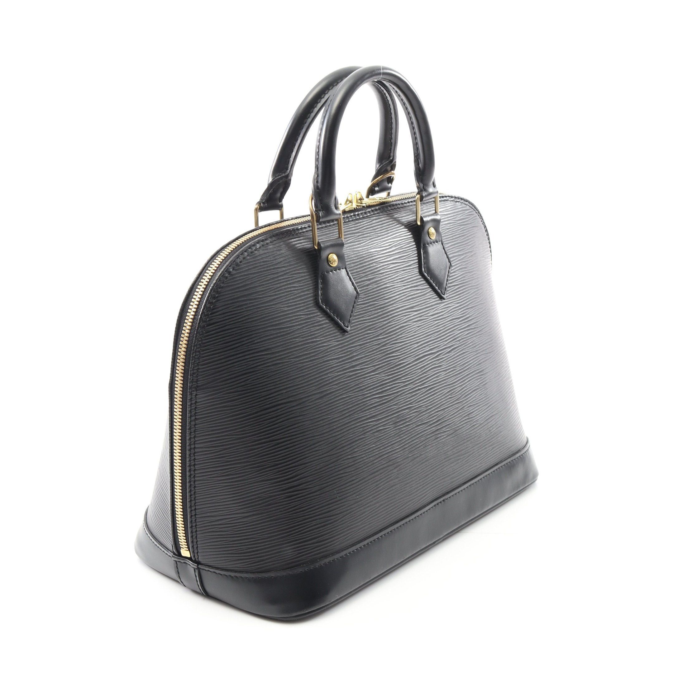 Louis Vuitton Louis Vuitton Alma Epi Noir Handbag Leather Black Size ONE SIZE - 2 Thumbnail