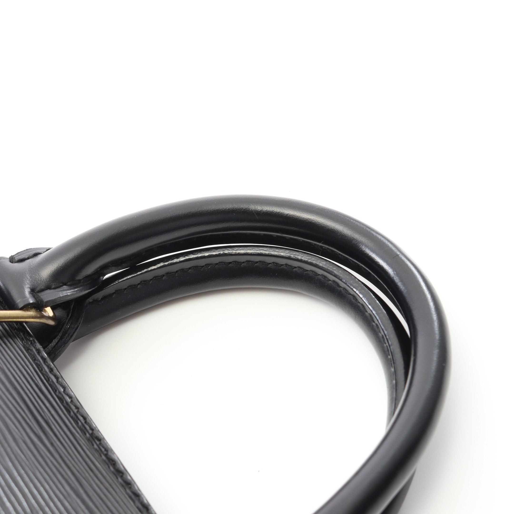 Louis Vuitton Louis Vuitton Alma Epi Noir Handbag Leather Black Size ONE SIZE - 6 Thumbnail