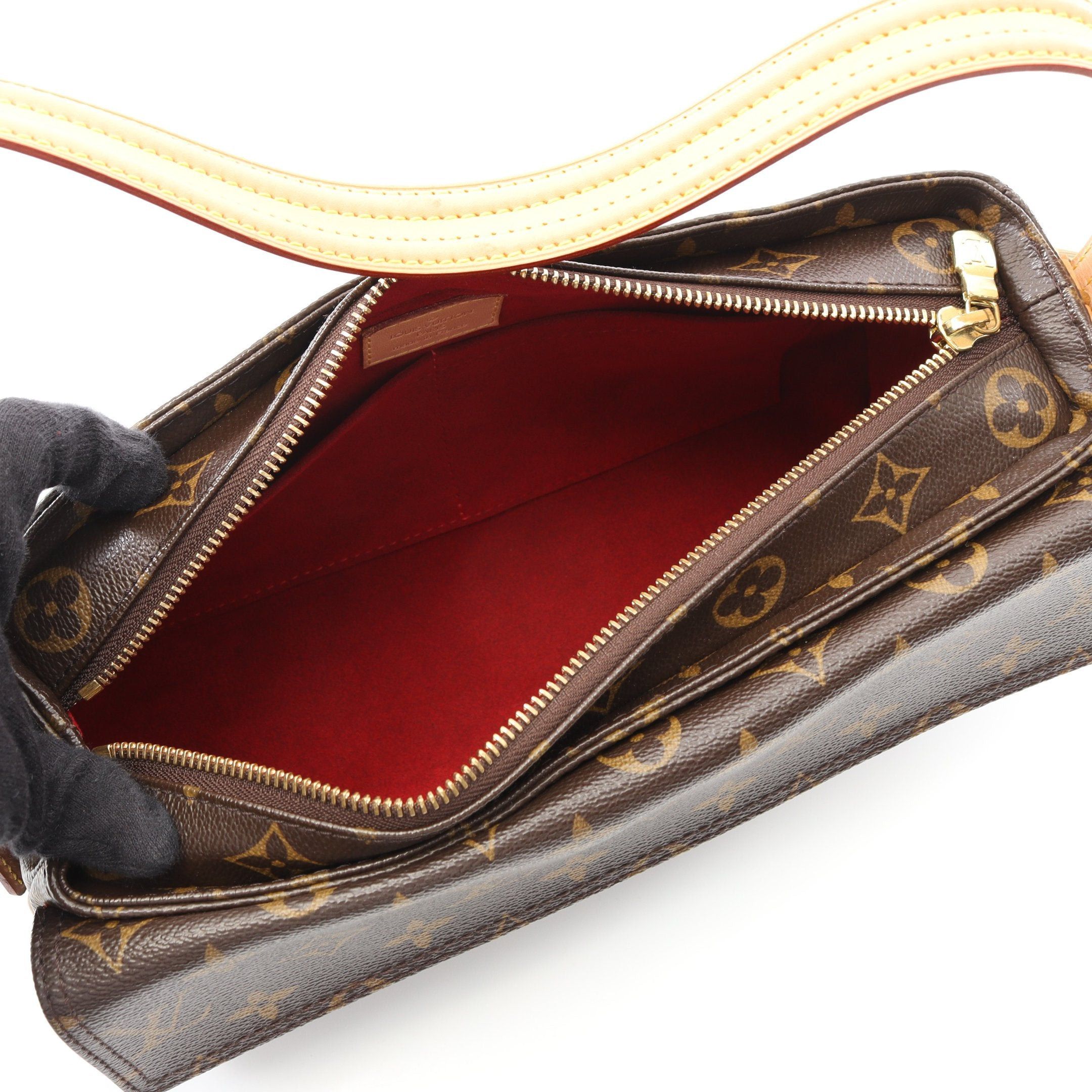 Louis Vuitton Louis Vuitton Vivacite Mm Monogram Shoulder Bag Leather Brown Size ONE SIZE - 3 Thumbnail
