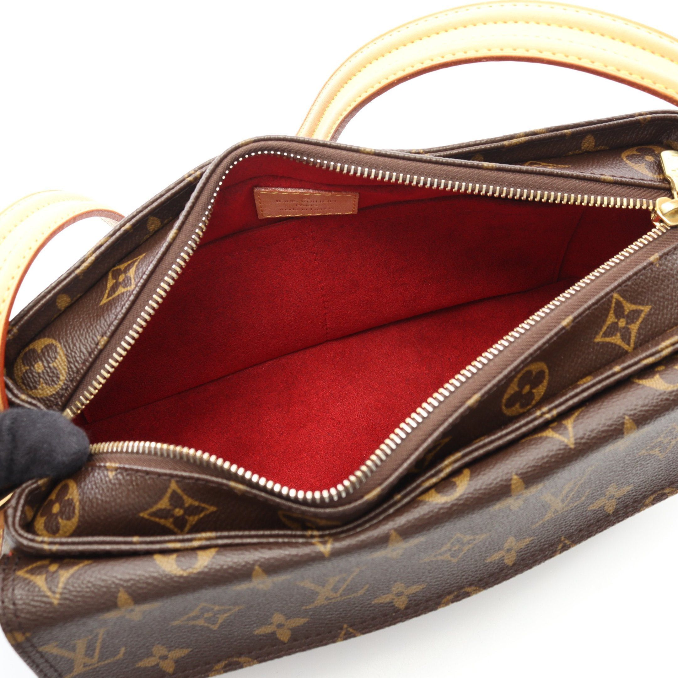 Louis Vuitton Louis Vuitton Vivacite Mm Monogram Shoulder Bag Leather Brown Size ONE SIZE - 3 Thumbnail