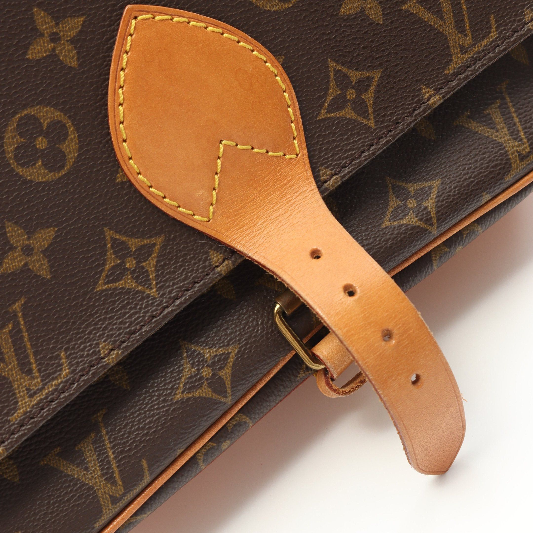 Louis Vuitton Louis Vuitton Cartesier Gm Monogram Shoulder Bag Leather Brown Size ONE SIZE - 8 Thumbnail