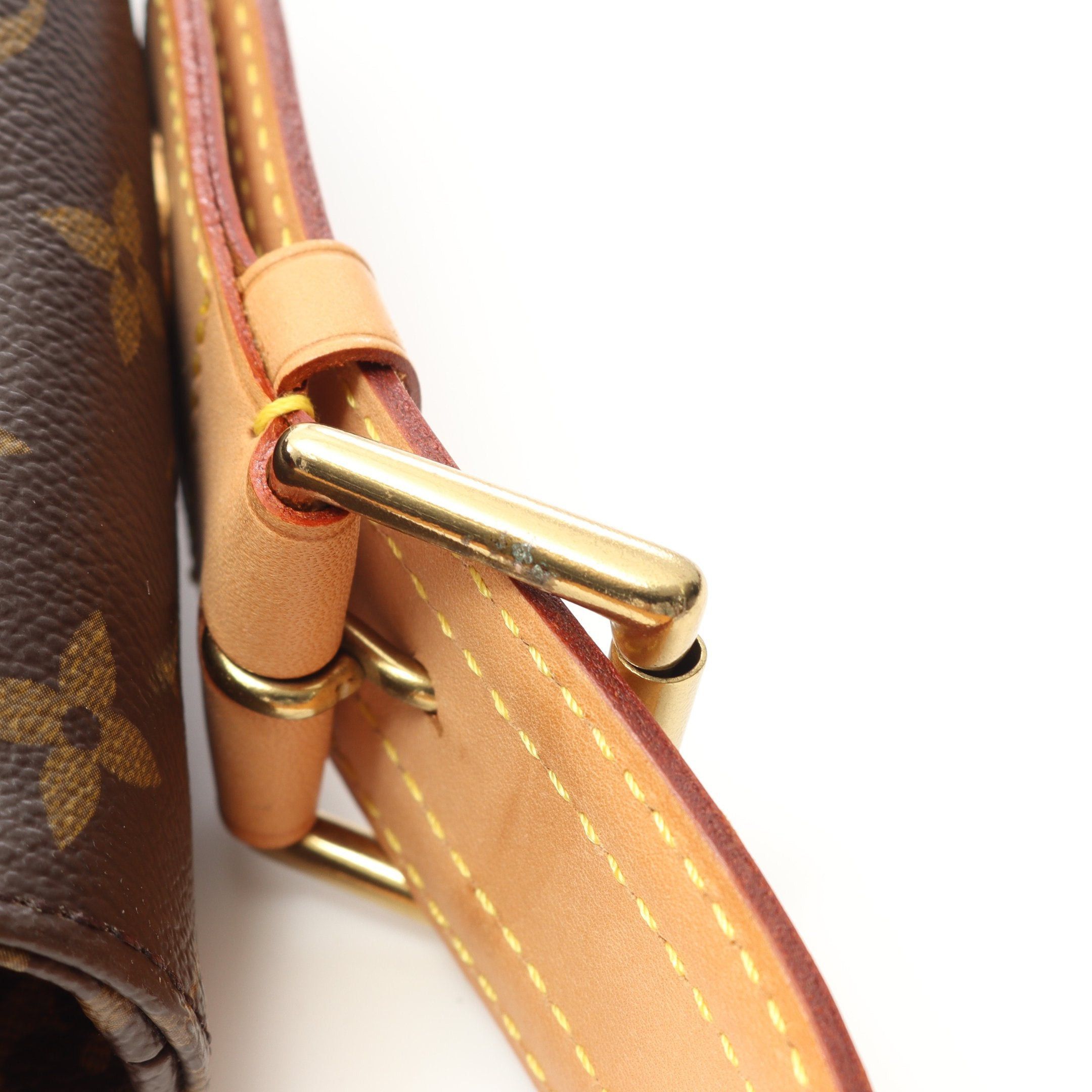 Louis Vuitton Louis Vuitton Vivacite Gm Monogram Shoulder Bag Leather Brown Size ONE SIZE - 9 Thumbnail