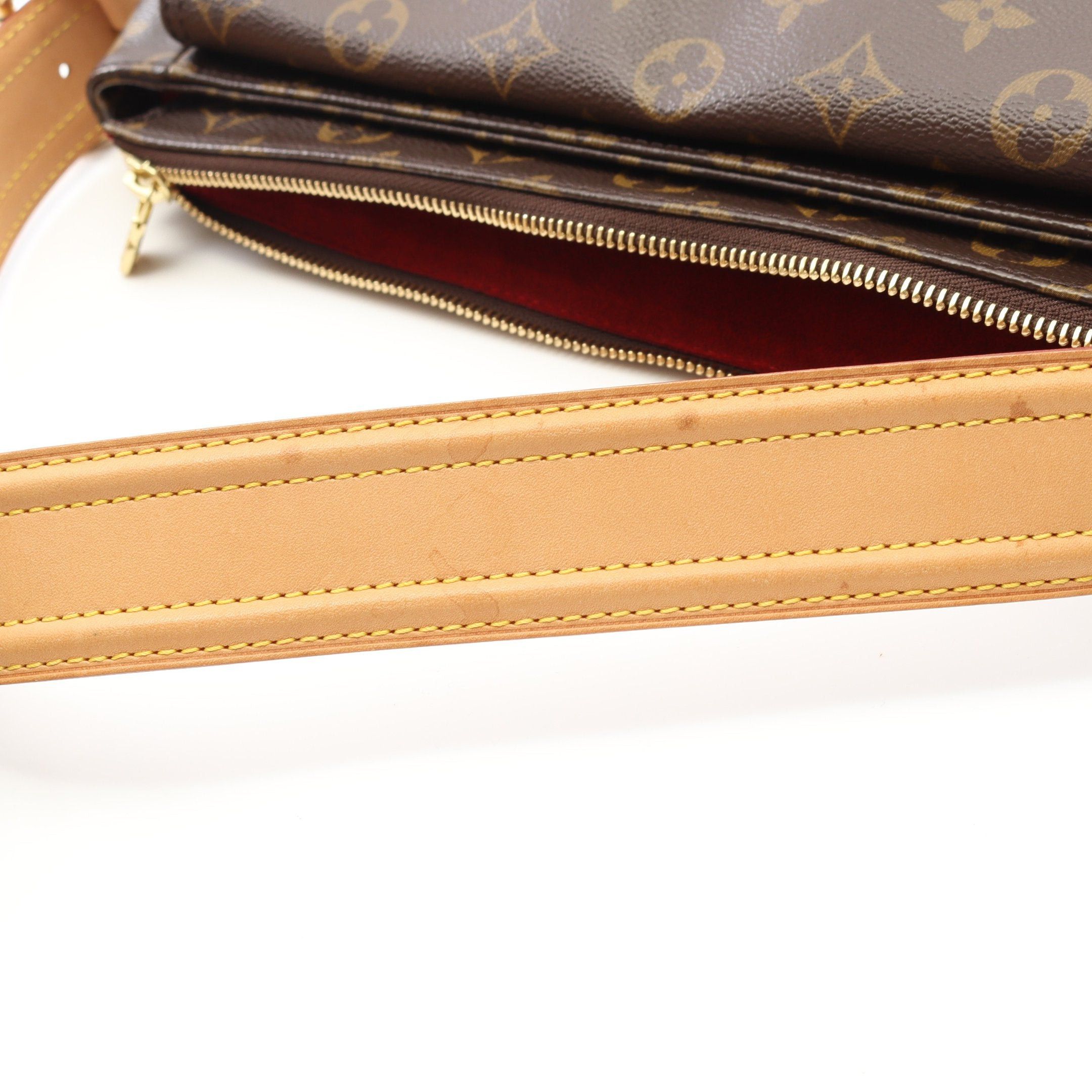 Louis Vuitton Louis Vuitton Vivacite Gm Monogram Shoulder Bag Leather Brown Size ONE SIZE - 8 Thumbnail