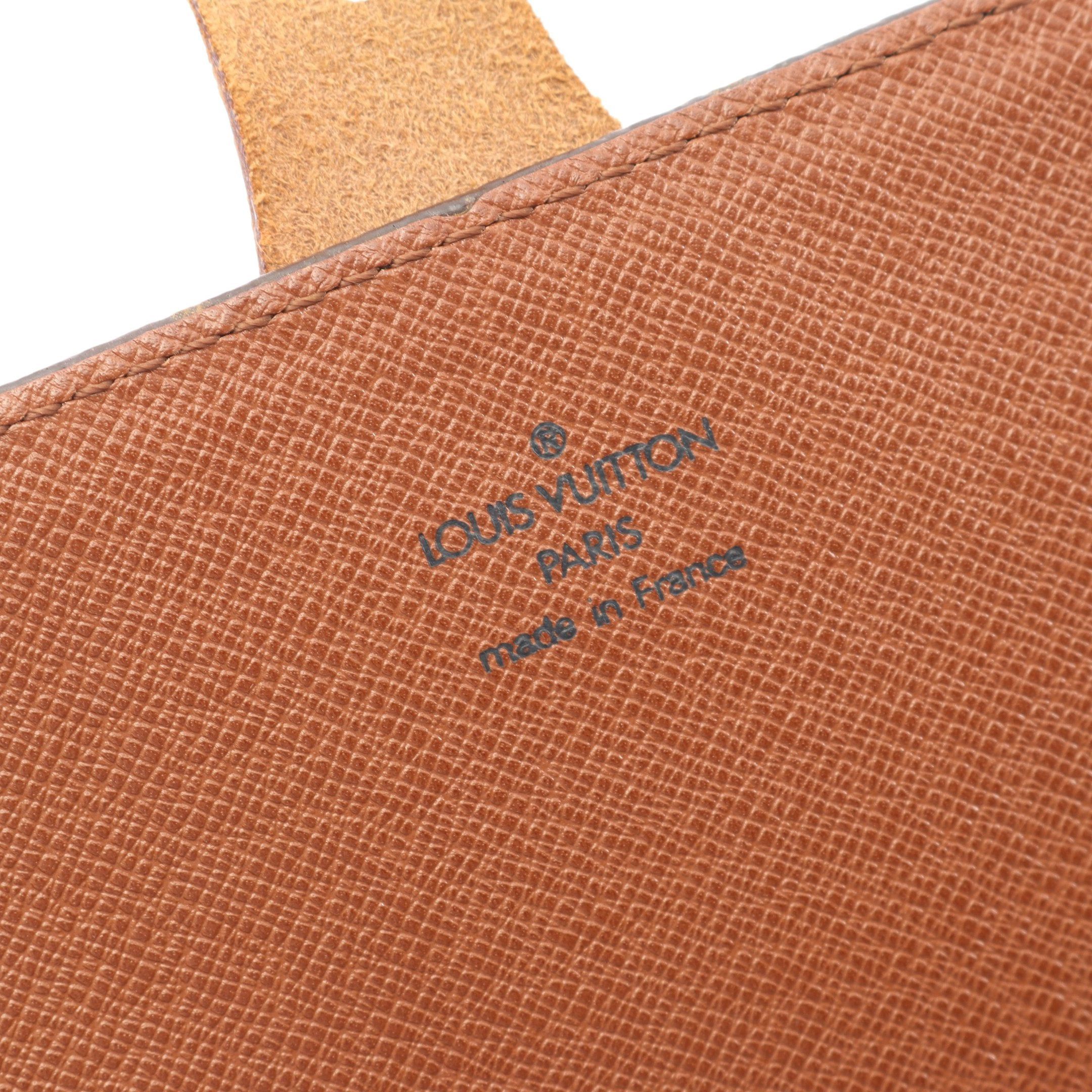 Louis Vuitton Louis Vuitton Cartesier Mm Monogram Shoulder Bag Leather Brown Size ONE SIZE - 4 Thumbnail