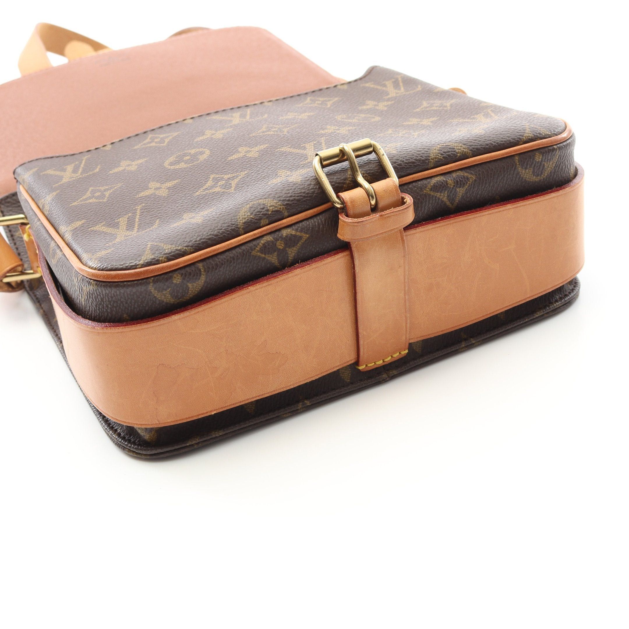 Louis Vuitton Louis Vuitton Cartesier Mm Monogram Shoulder Bag Leather Brown Size ONE SIZE - 6 Thumbnail
