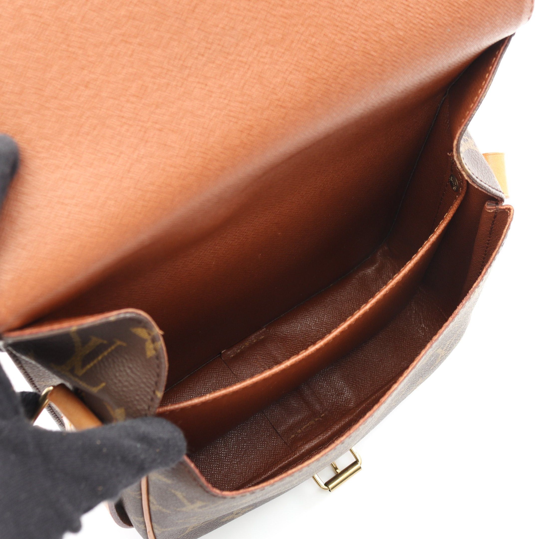 Louis Vuitton Louis Vuitton Cartesier Mm Monogram Shoulder Bag Leather Brown Size ONE SIZE - 3 Thumbnail