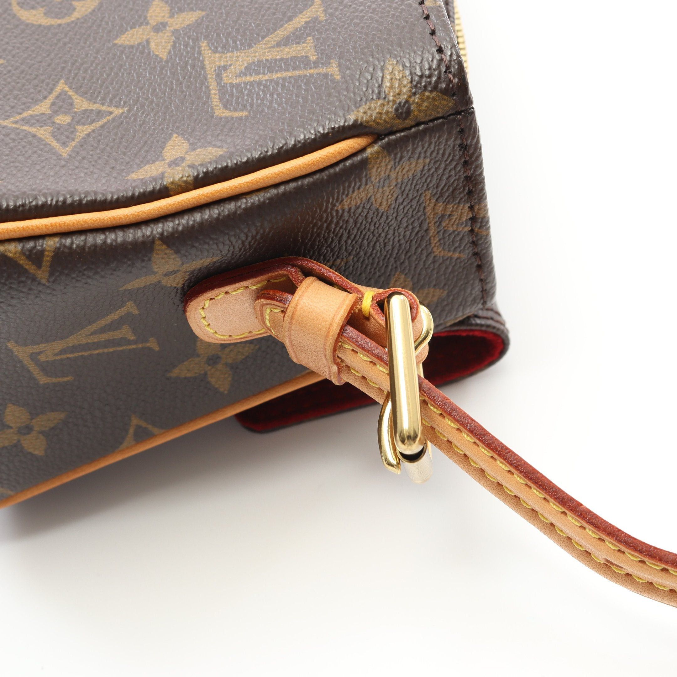 Louis Vuitton Louis Vuitton Vivacite Mm Monogram Shoulder Bag Leather Brown Size ONE SIZE - 8 Thumbnail