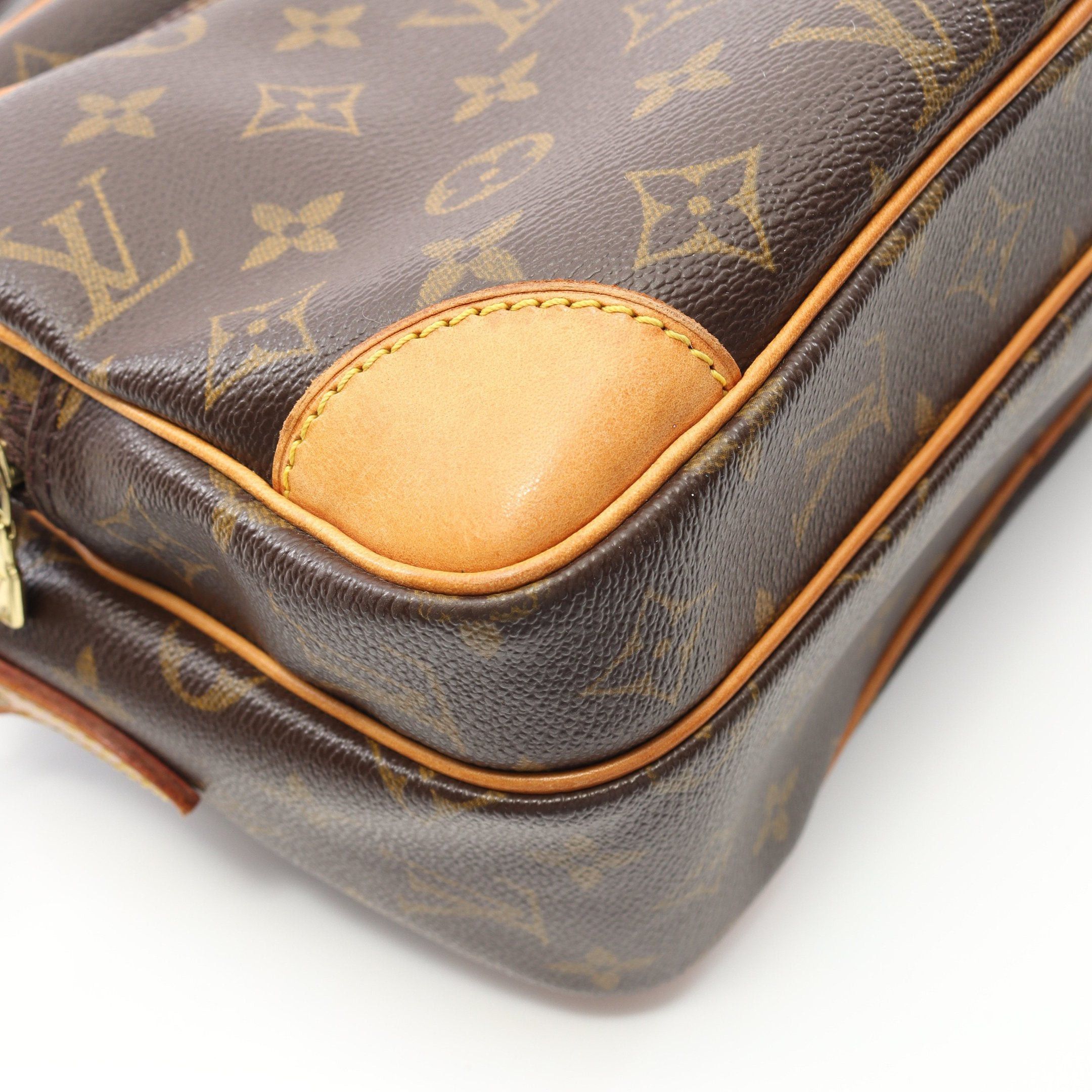 Louis Vuitton Louis Vuitton Nil Monogram Shoulder Bag Leather Brown Size ONE SIZE - 6 Thumbnail