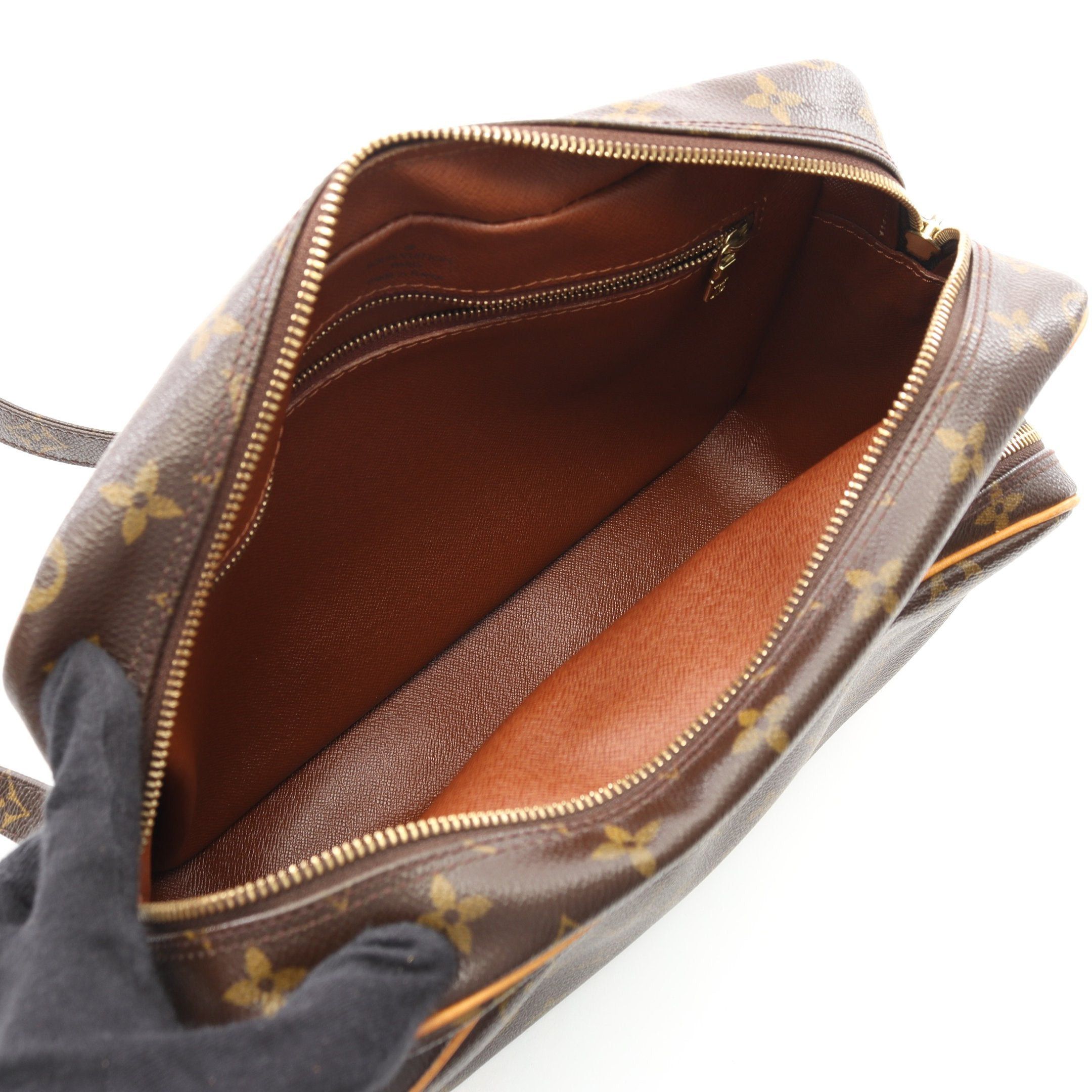 Louis Vuitton Louis Vuitton Nil Monogram Shoulder Bag Leather Brown Size ONE SIZE - 3 Thumbnail