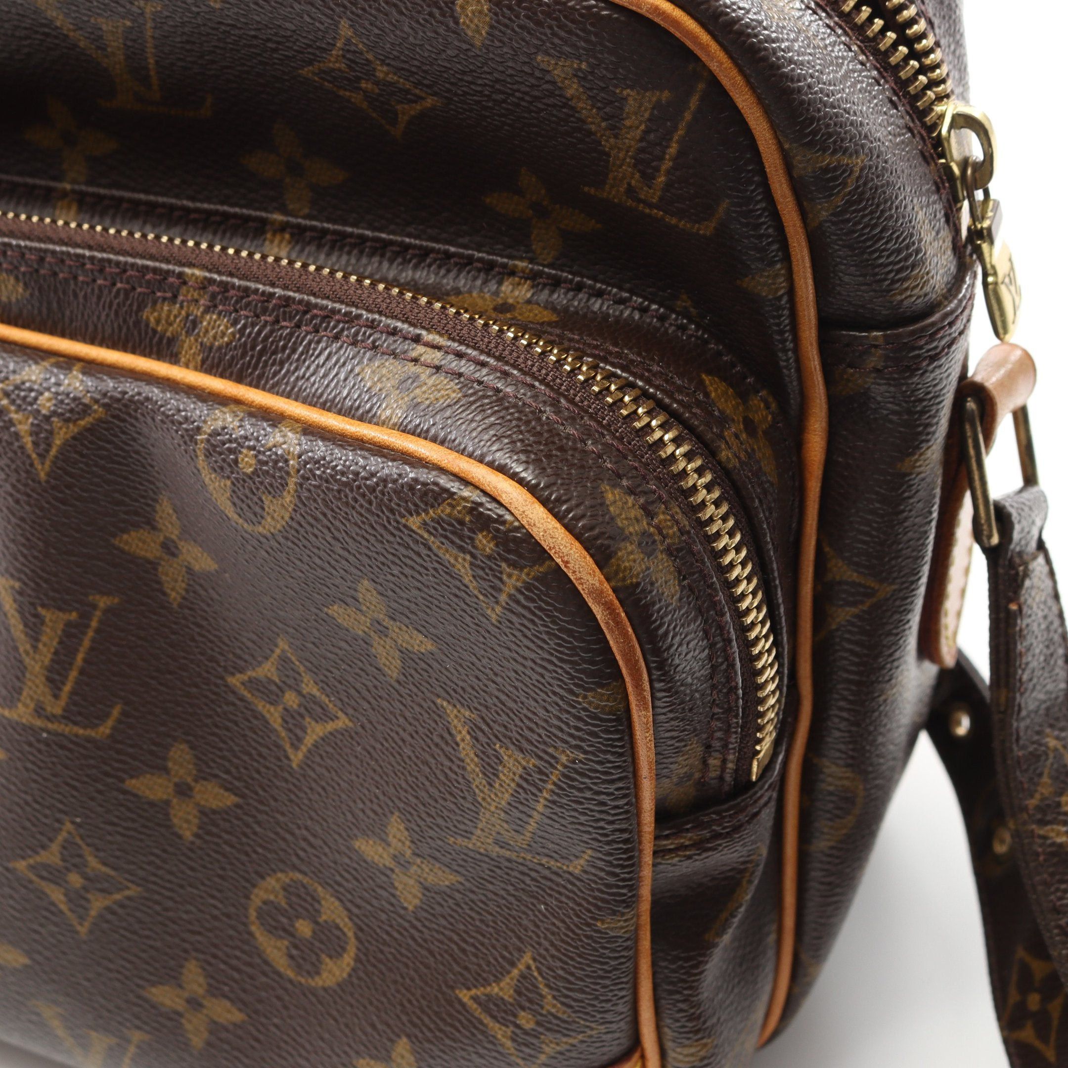 Louis Vuitton Louis Vuitton Nil Monogram Shoulder Bag Leather Brown Size ONE SIZE - 9 Thumbnail
