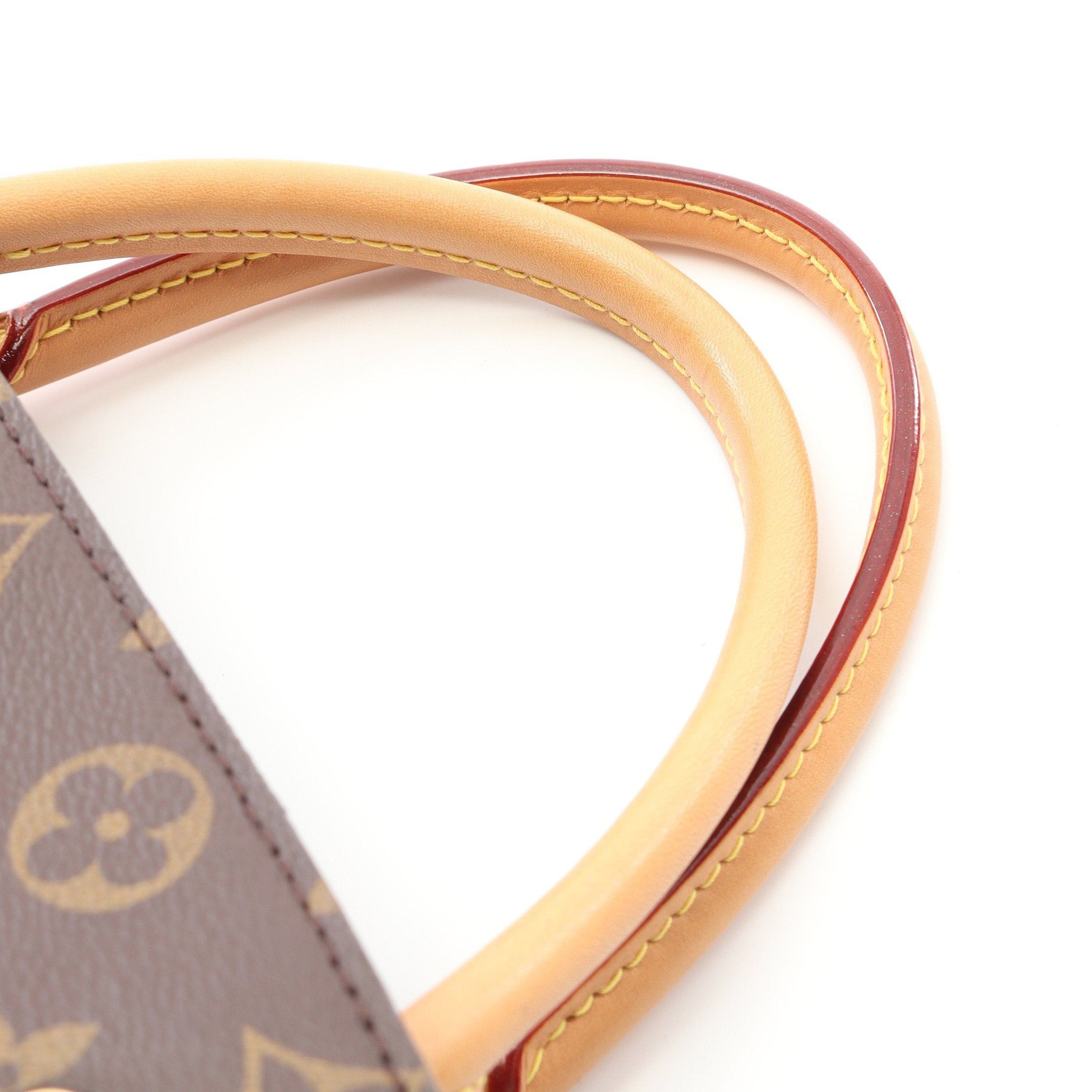 Louis Vuitton Louis Vuitton Montaigne Mm Monogram Handbag Leather Brown Size ONE SIZE - 6 Thumbnail