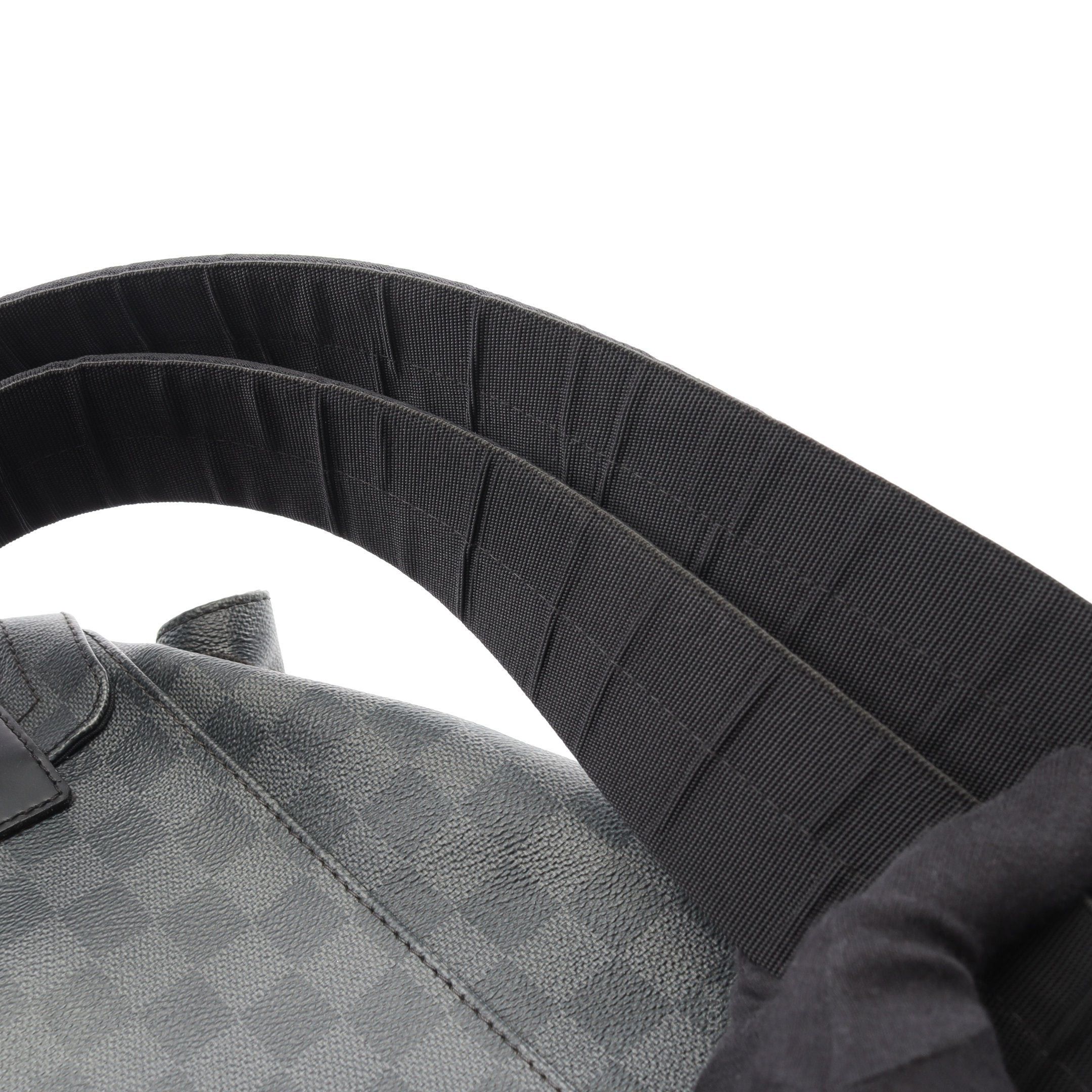 Louis Vuitton Louis Vuitton Christopher Pm Damier Graphite Backpack Rucksack Leather Black Red Size ONE SIZE - 11 Thumbnail
