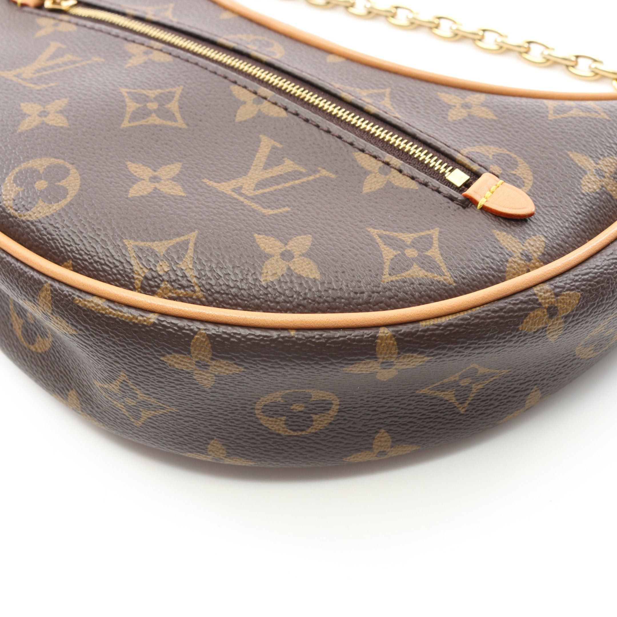 Louis Vuitton Louis Vuitton Loop Monogram Shoulder Bag Leather Brown Size ONE SIZE - 7 Thumbnail