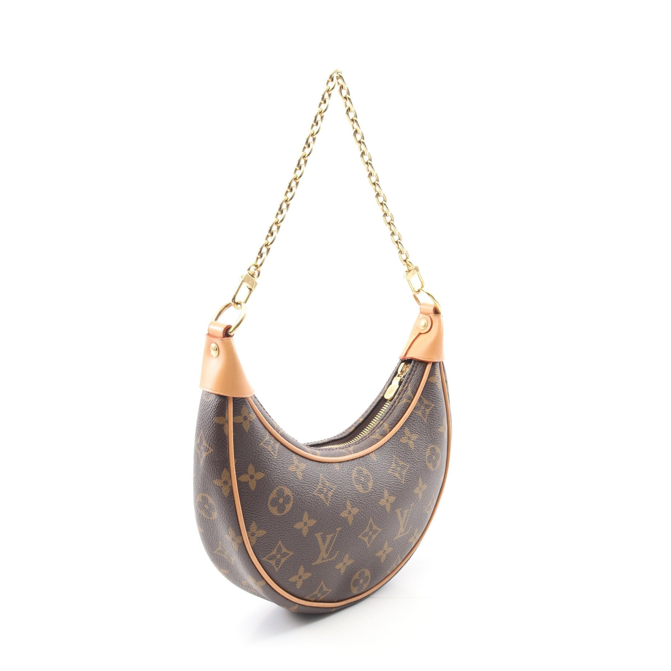 Louis Vuitton Louis Vuitton Loop Monogram Shoulder Bag Leather Brown Size ONE SIZE - 2 Thumbnail