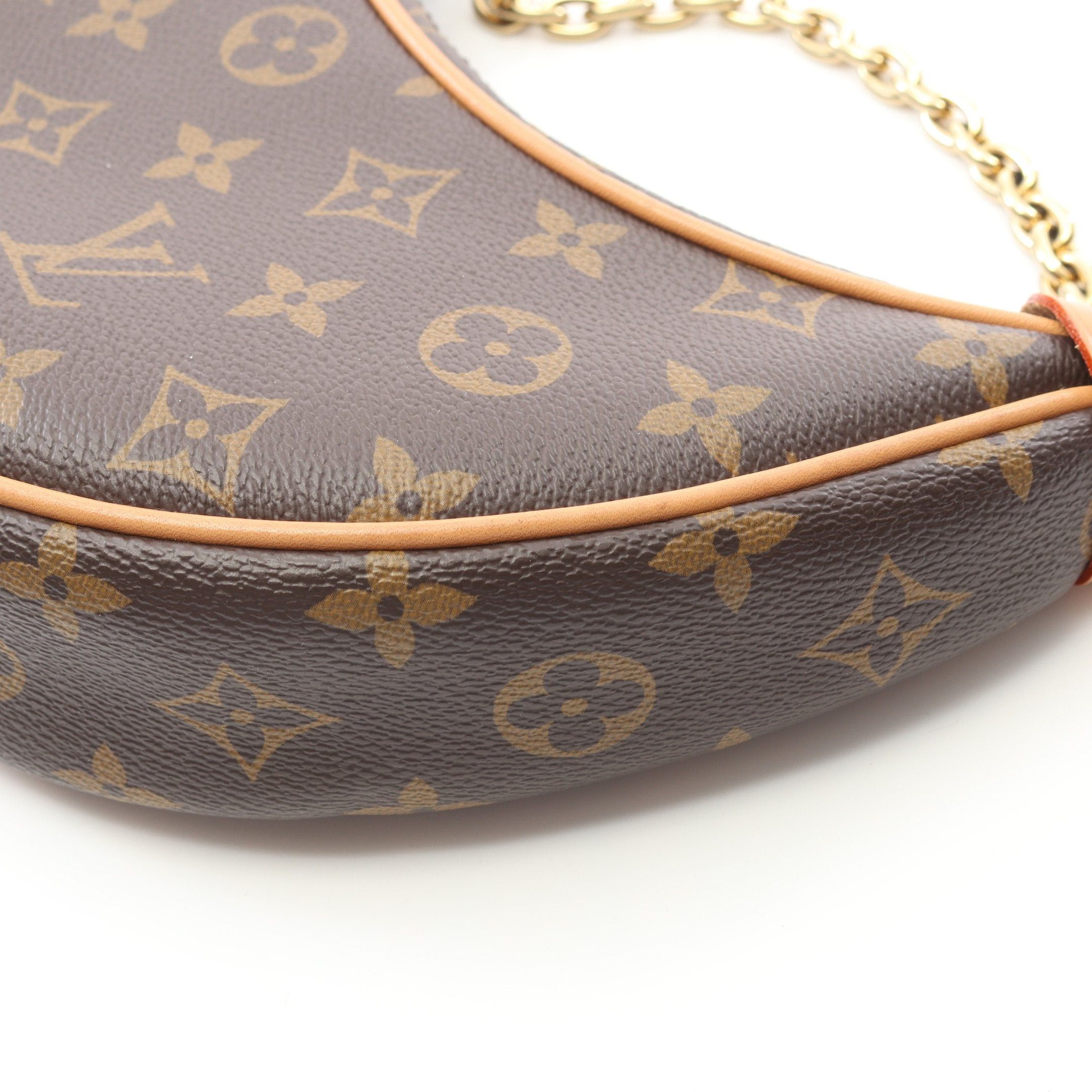 Louis Vuitton Louis Vuitton Loop Monogram Shoulder Bag Leather Brown Size ONE SIZE - 6 Thumbnail