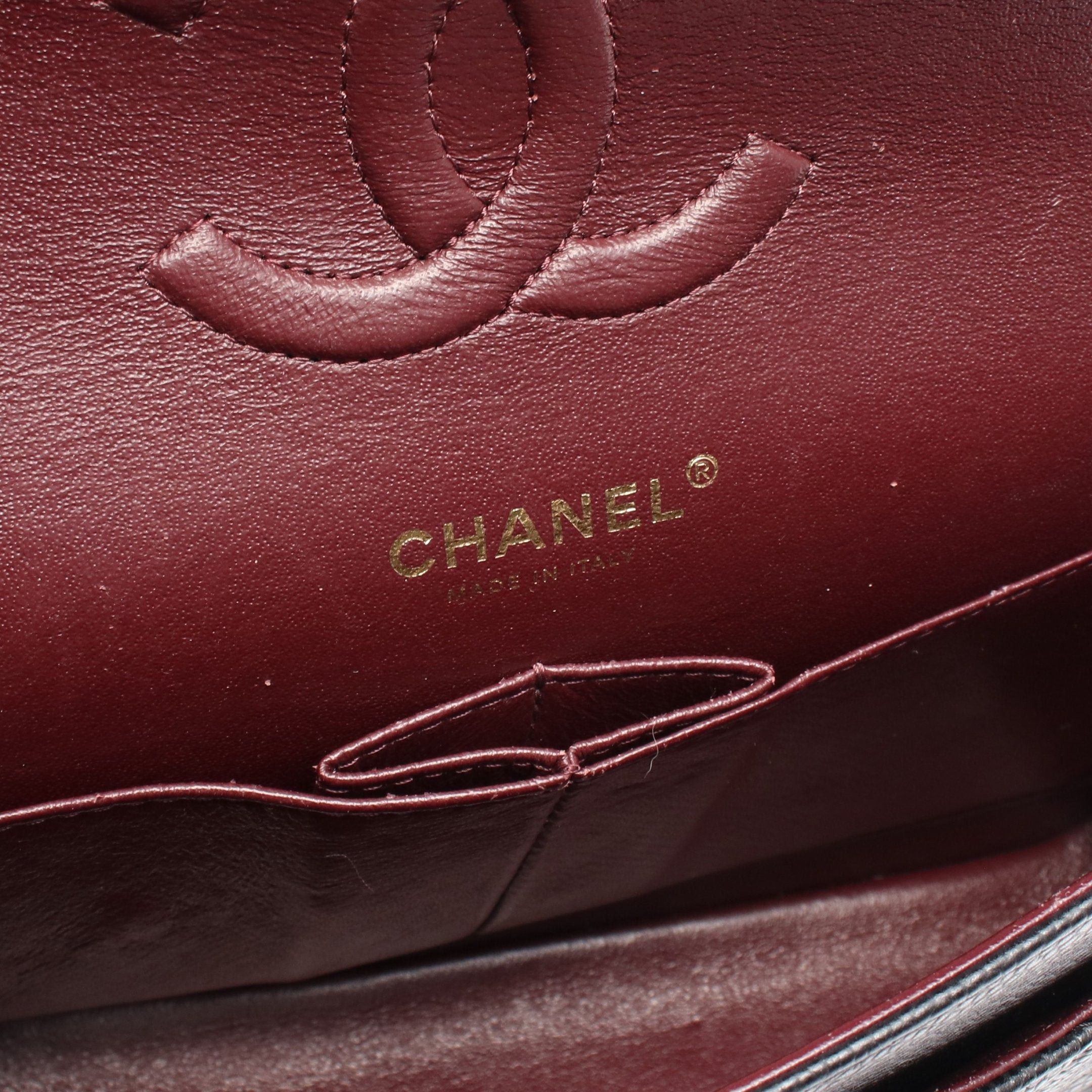 Chanel Chanel Matelasse Double Flap Chain Shoulder Bag Caviar Skin Black Gold Hardware Size ONE SIZE - 4 Thumbnail
