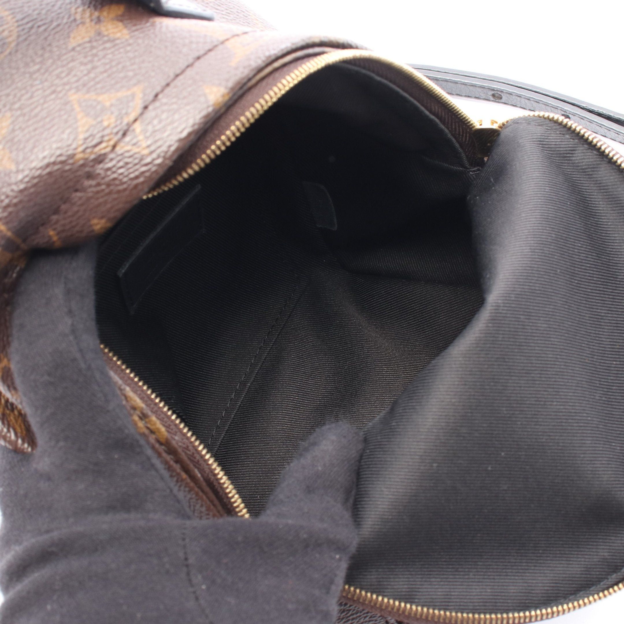 Louis Vuitton Louis Vuitton Palm Springs Backpack Mini Monogram Rucksack Leather Brown Black Size ONE SIZE - 3 Thumbnail