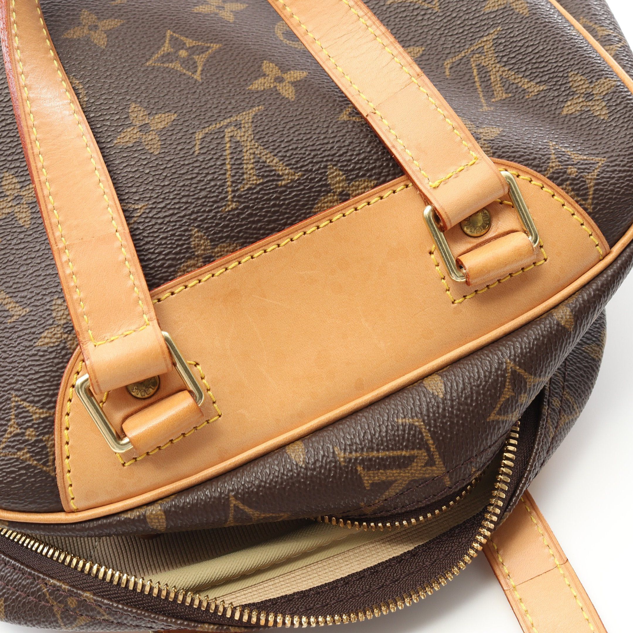 Louis Vuitton Louis Vuitton Excursion Monogram Handbag Leather Brown Size ONE SIZE - 9 Thumbnail