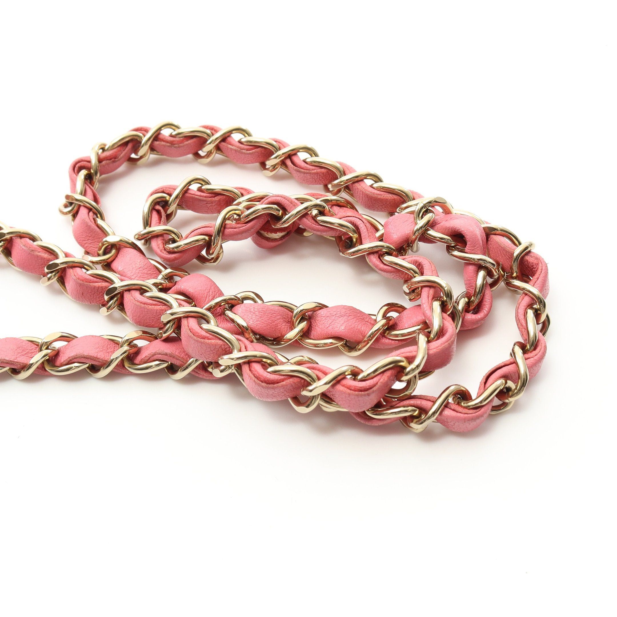 Chanel Chanel Mini Matelasse Chain Shoulder Bag Lambskin Pink Gold Hardware Size ONE SIZE - 10 Thumbnail