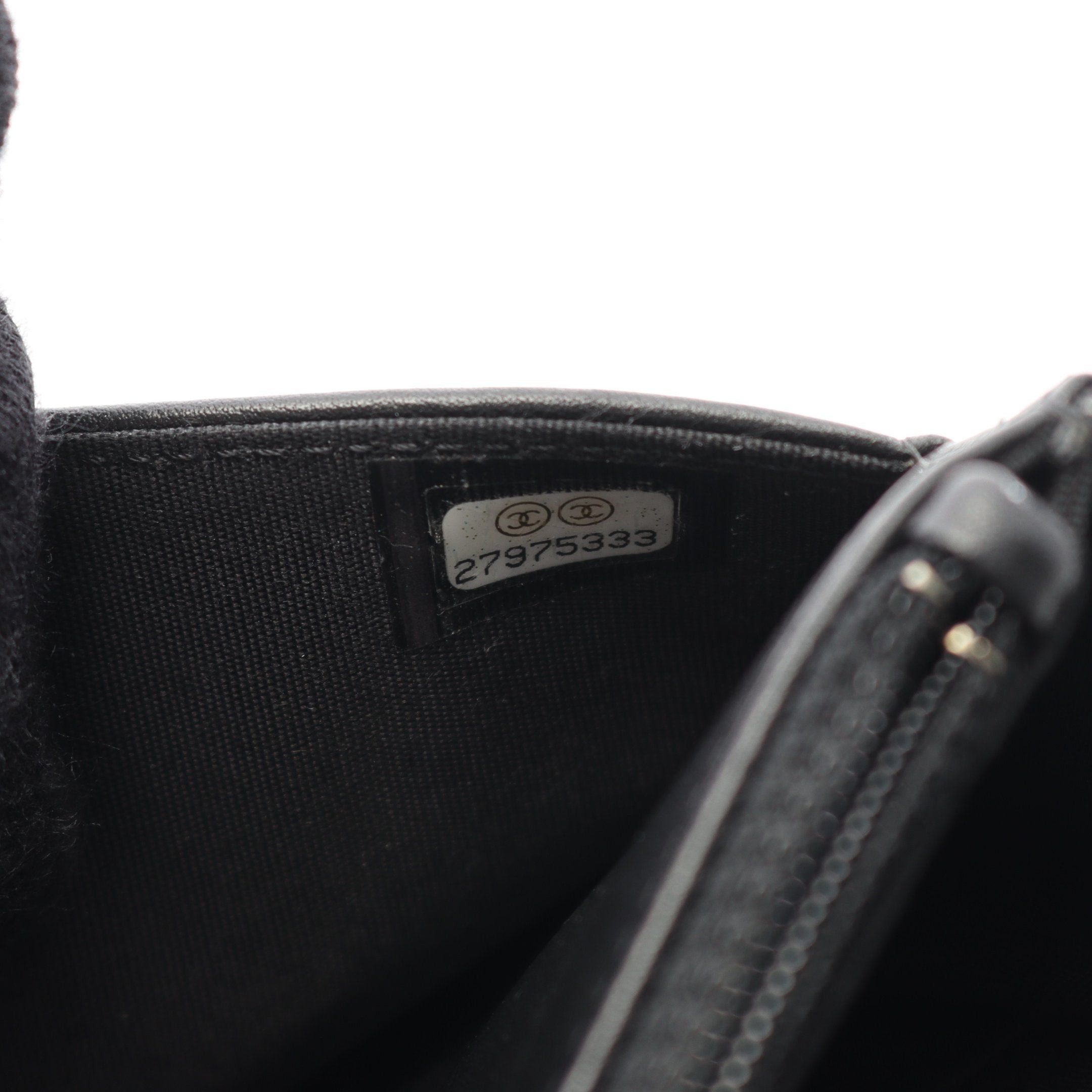 Chanel Chanel Boy Chanel Matelasse Chain Wallet Caviar Skin Black Gold Hardware Size ONE SIZE - 5 Thumbnail