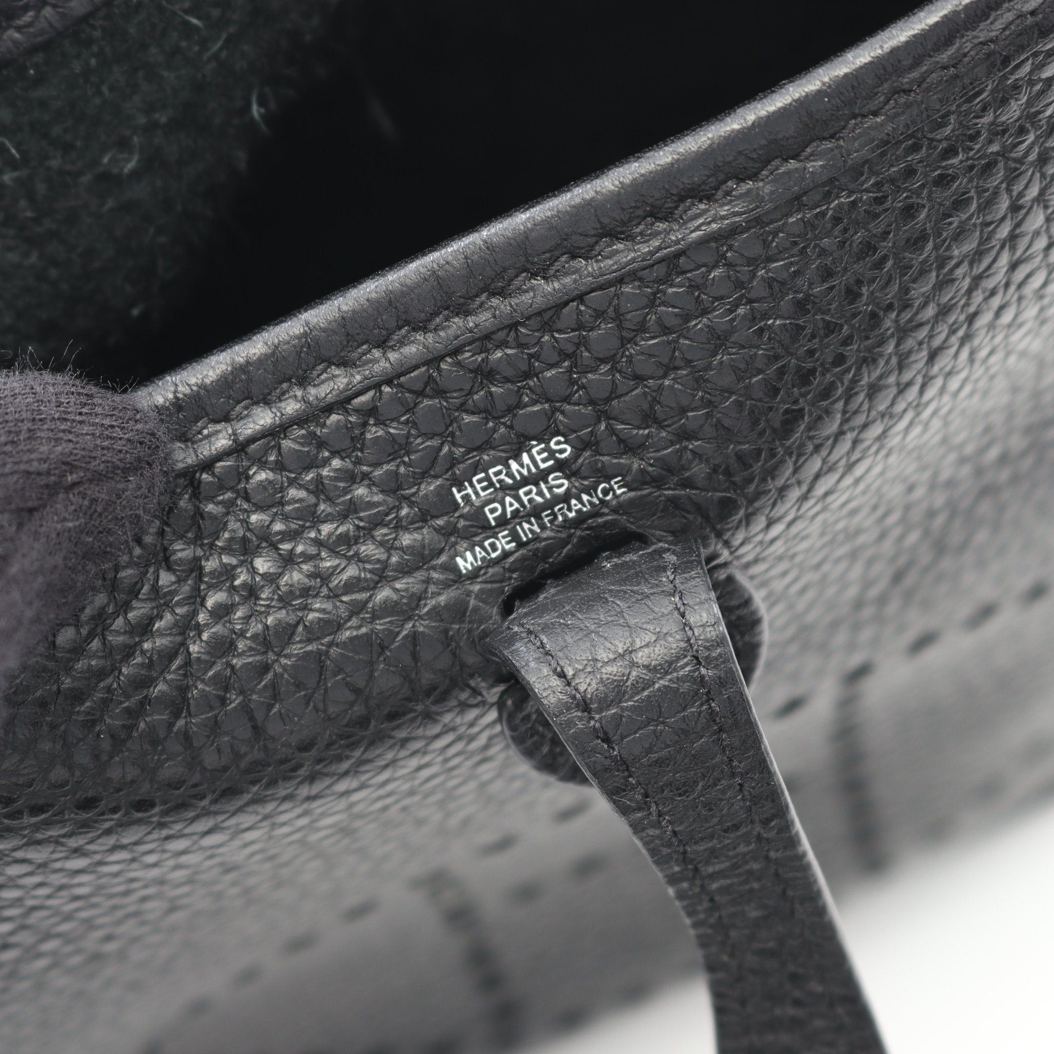 Hermes Hermes Evelyn Tpm Shoulder Bag Clemence Leather Black Silver Hardware Y Stamp Size ONE SIZE - 4 Thumbnail