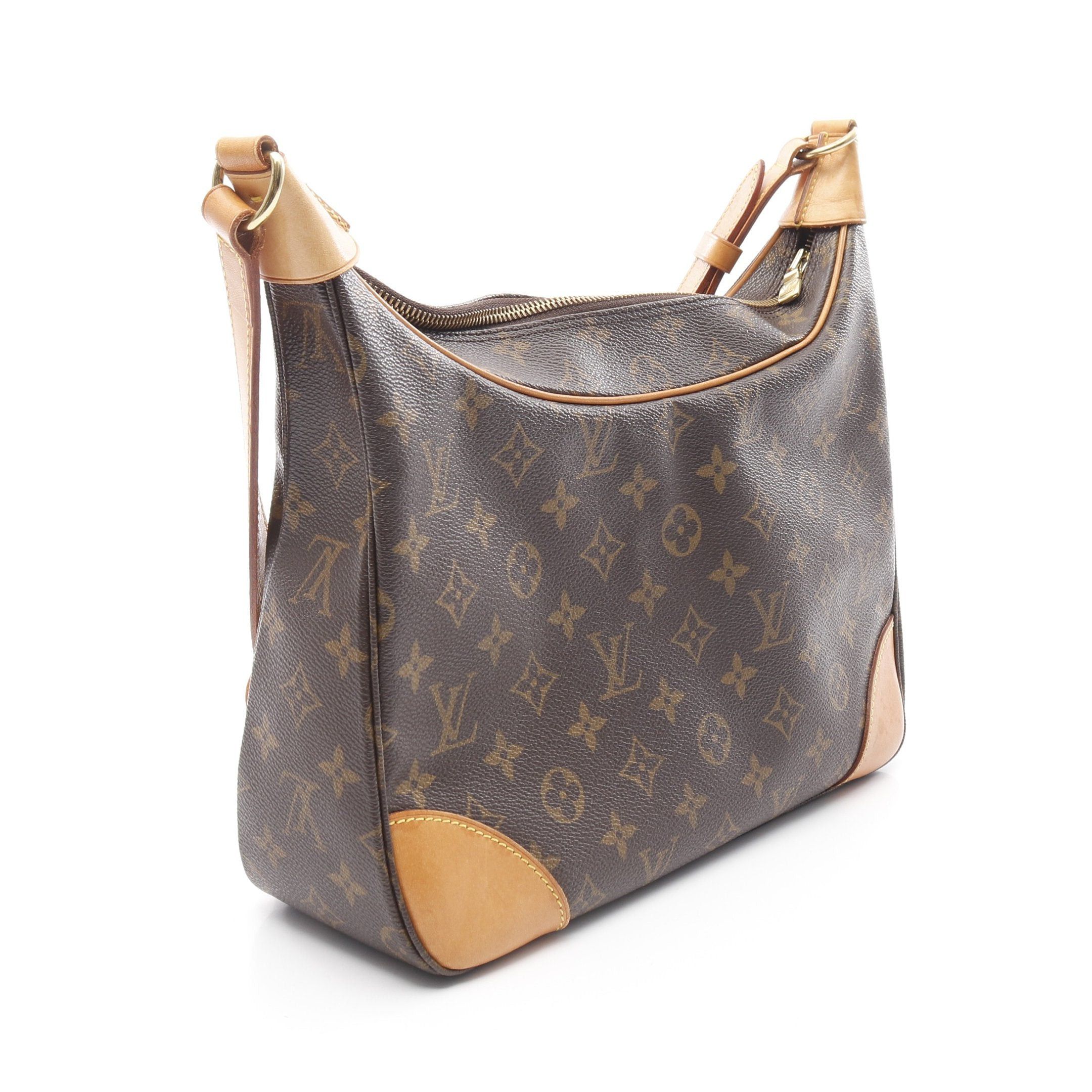 Louis Vuitton Louis Vuitton Boulogne Pm Monogram Shoulder Bag Leather Brown Size ONE SIZE - 2 Thumbnail