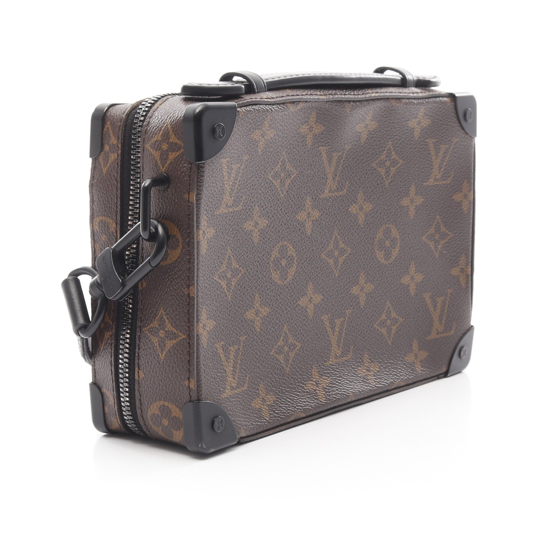 Louis Vuitton Louis Vuitton Handle Soft Trunk Monogram Macassar Handbag Leather Brown Black Size ONE SIZE - 2 Thumbnail