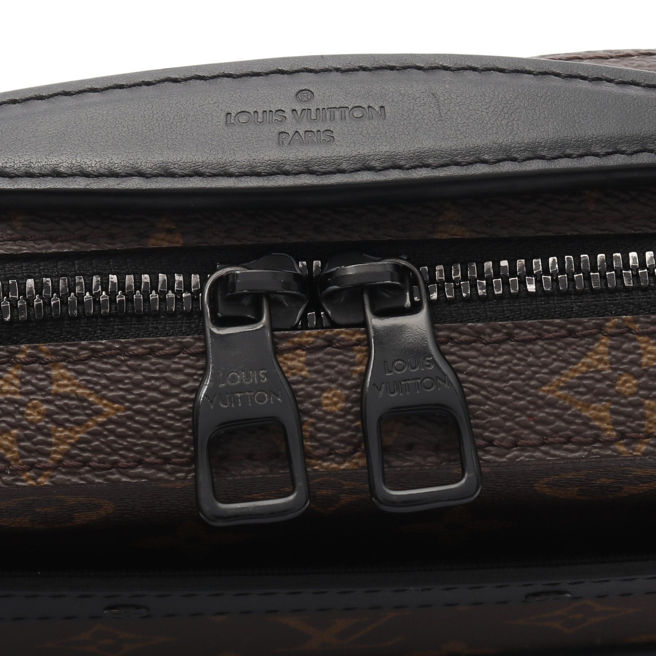 Louis Vuitton Louis Vuitton Handle Soft Trunk Monogram Macassar Handbag Leather Brown Black Size ONE SIZE - 8 Thumbnail