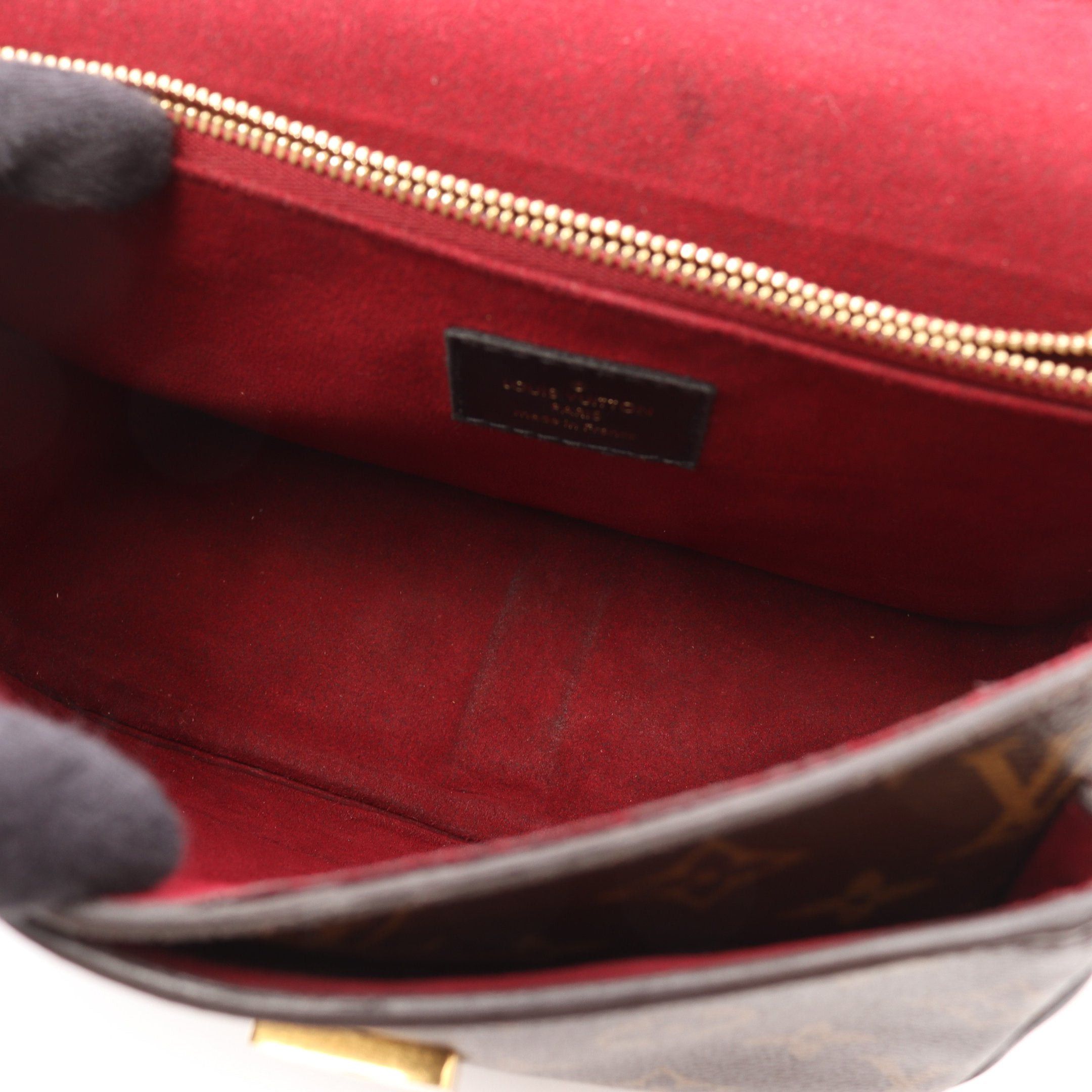 Louis Vuitton Louis Vuitton Passy Monogram Chain Shoulder Bag Leather Brown Black Size ONE SIZE - 5 Thumbnail