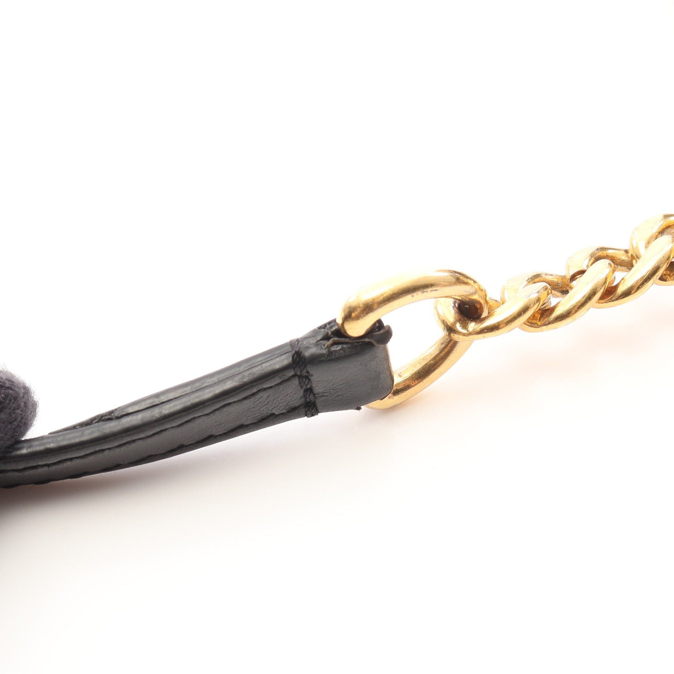 Louis Vuitton Louis Vuitton Passy Monogram Chain Shoulder Bag Leather Brown Black Size ONE SIZE - 9 Thumbnail