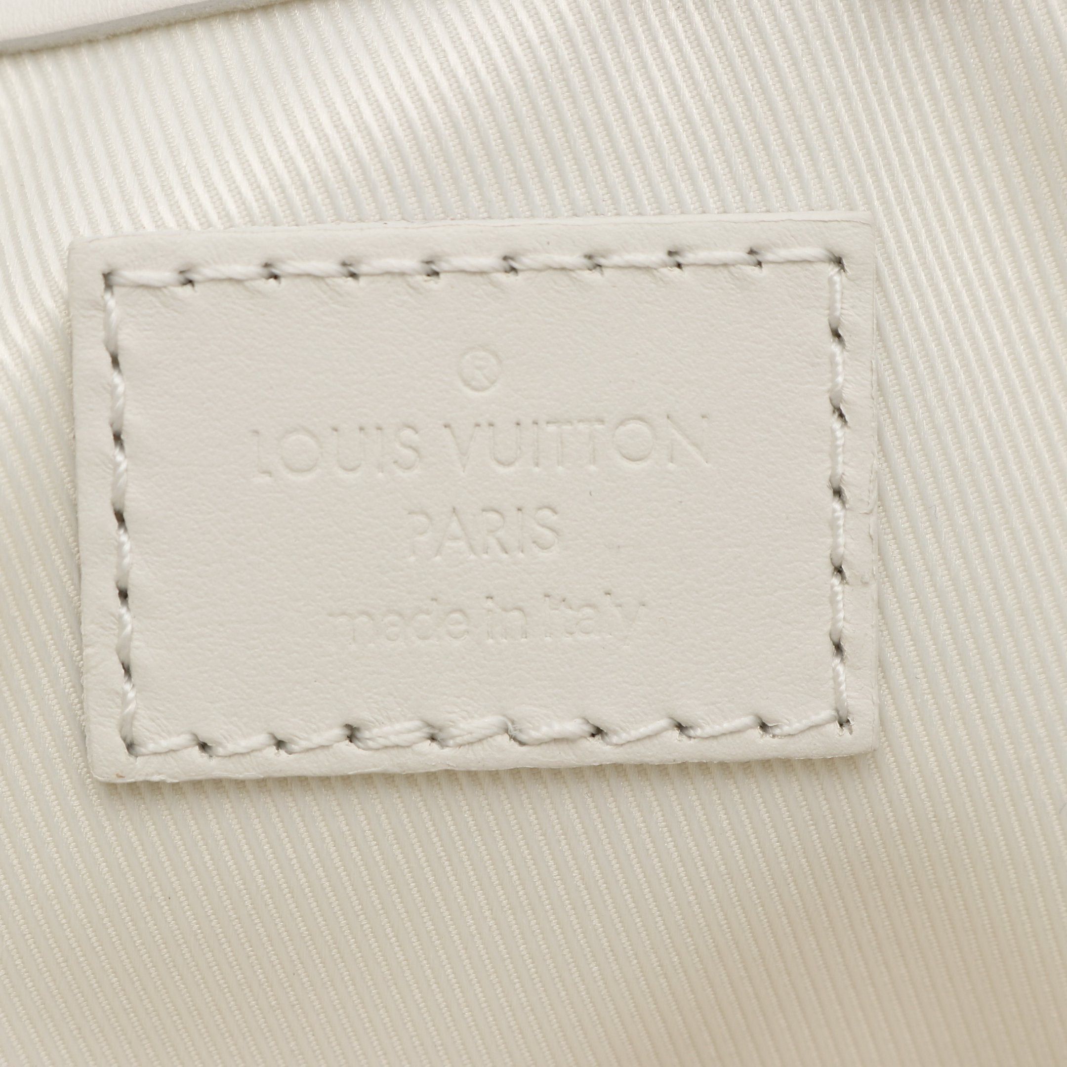 Louis Vuitton Louis Vuitton Sac Plat 24H Monogram Taurillon Shoulder Bag Tote Leather White Size ONE SIZE - 4 Thumbnail