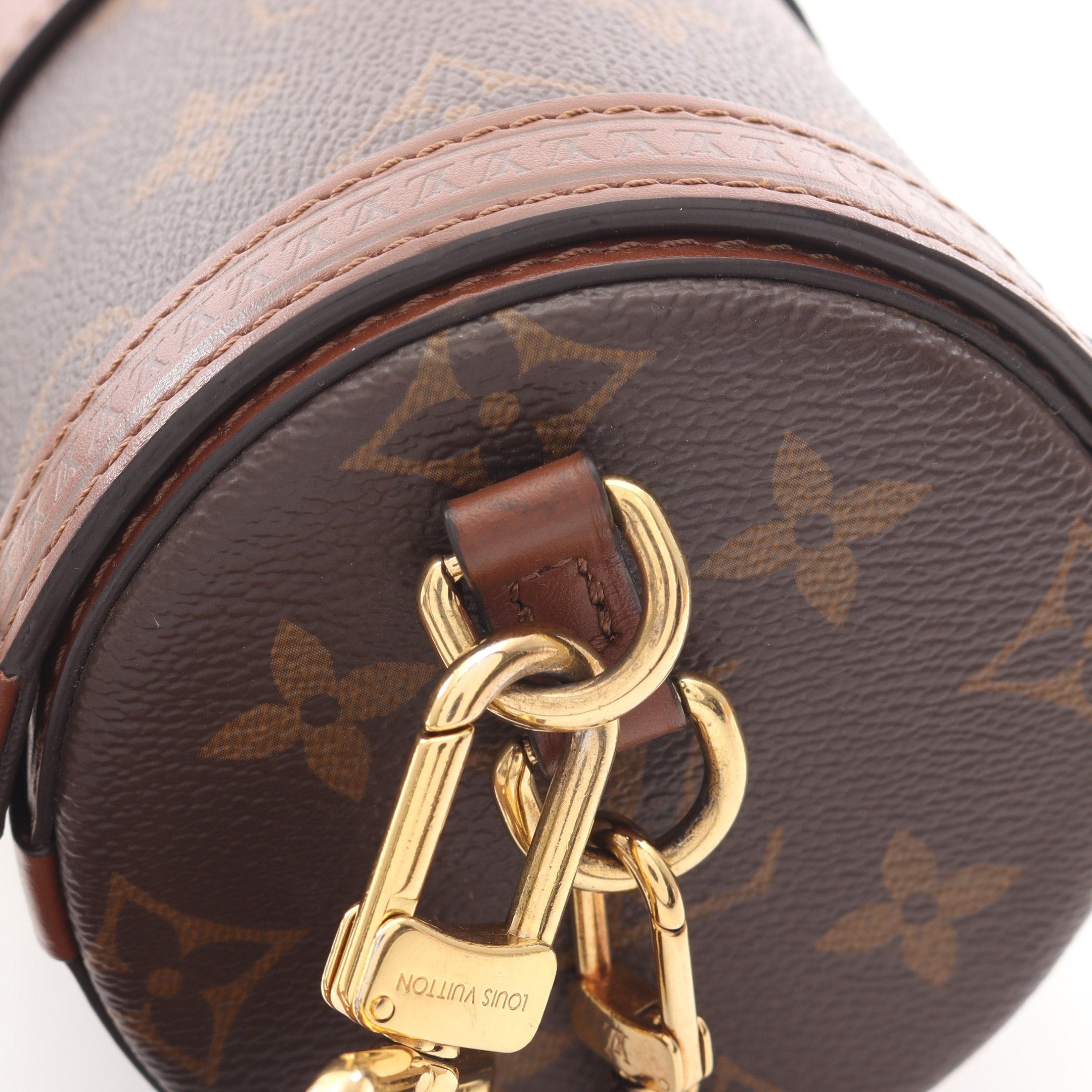 Louis Vuitton Louis Vuitton Butterfly Trunk Monogram Chain Handbag Leather Brown Size ONE SIZE - 6 Thumbnail
