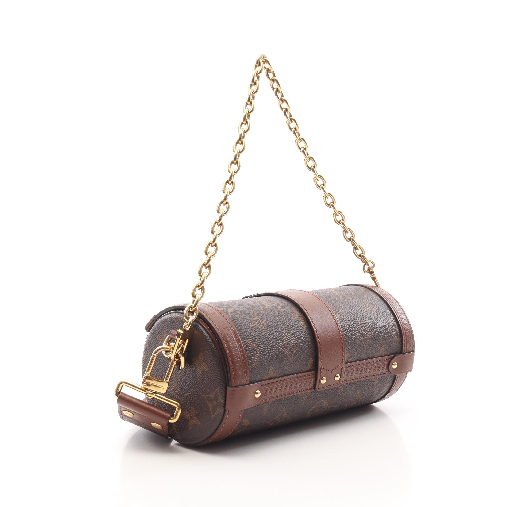 Louis Vuitton Louis Vuitton Butterfly Trunk Monogram Chain Handbag Leather Brown Size ONE SIZE - 2 Thumbnail