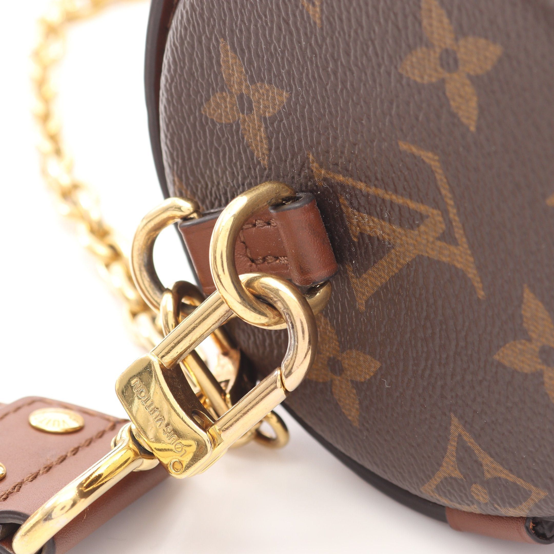 Louis Vuitton Louis Vuitton Butterfly Trunk Monogram Chain Handbag Leather Brown Size ONE SIZE - 5 Thumbnail