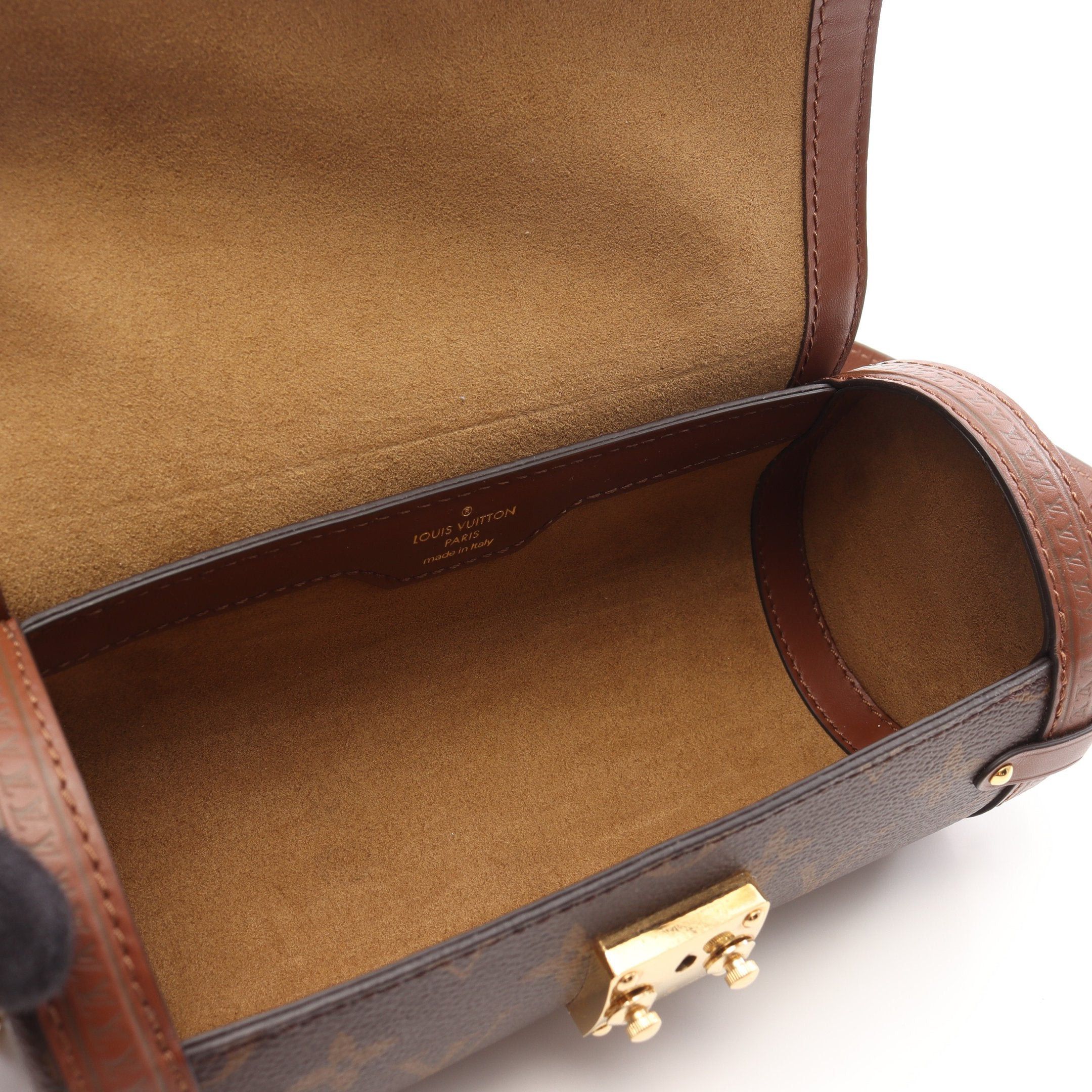 Louis Vuitton Louis Vuitton Butterfly Trunk Monogram Chain Handbag Leather Brown Size ONE SIZE - 3 Thumbnail