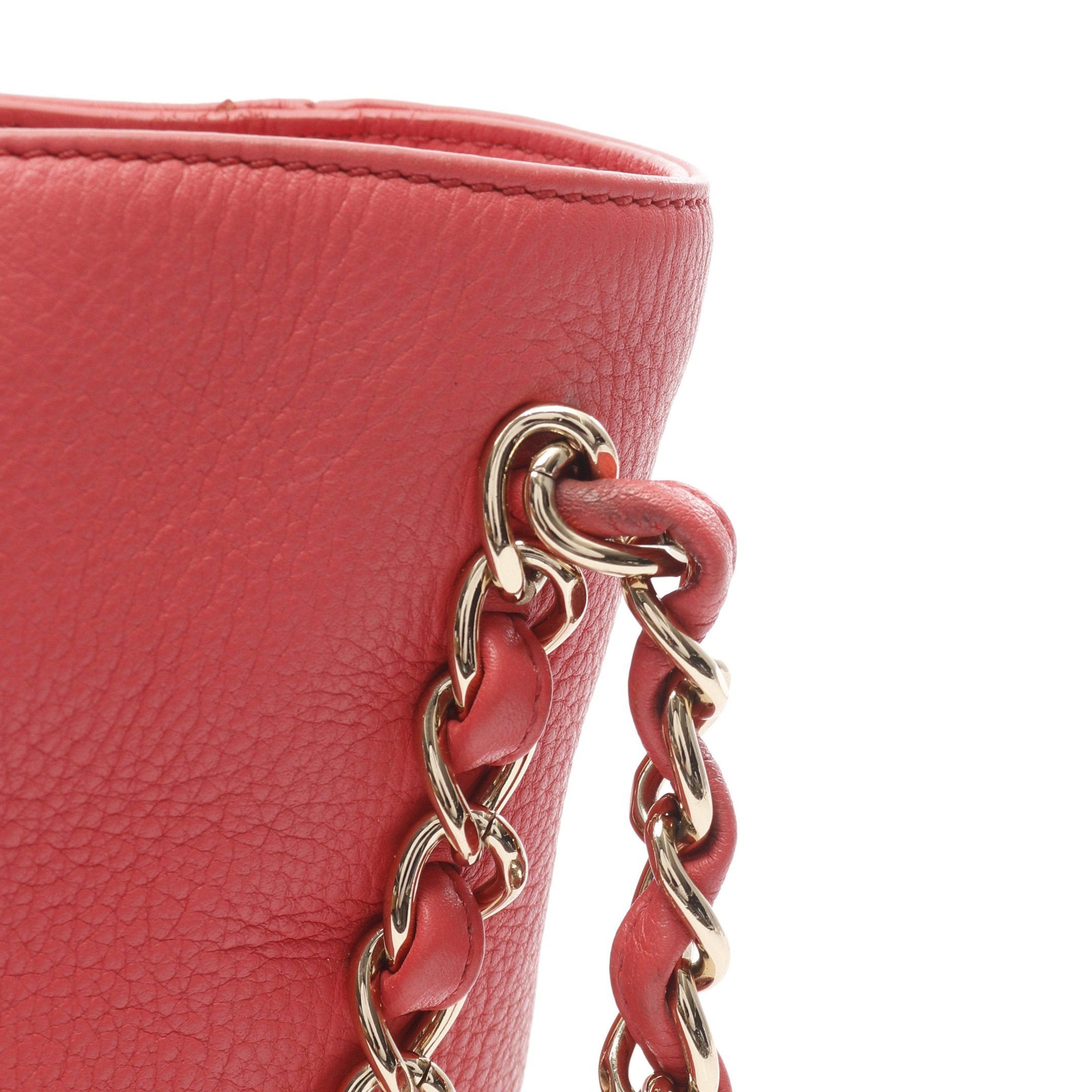 Chanel Chanel Small Shopping Bag Matelasse Chain Shoulder Leather Pink Gold Hardware Size ONE SIZE - 8 Thumbnail