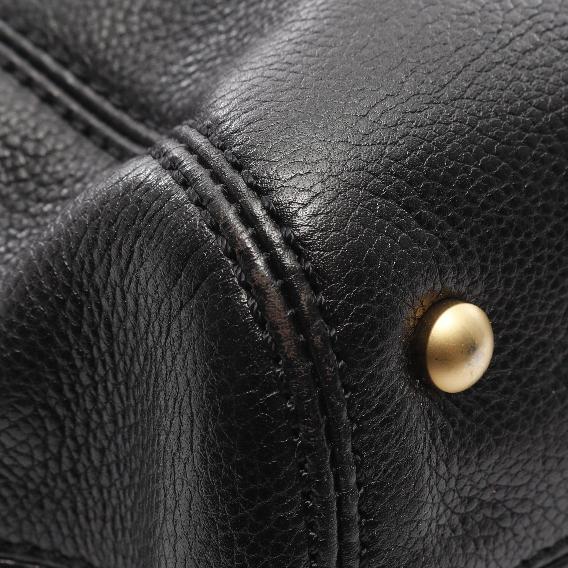 Chanel Chanel Coco Mark Chain Shoulder Bag Tote Caviar Skin Black Gold Hardware Size ONE SIZE - 6 Thumbnail