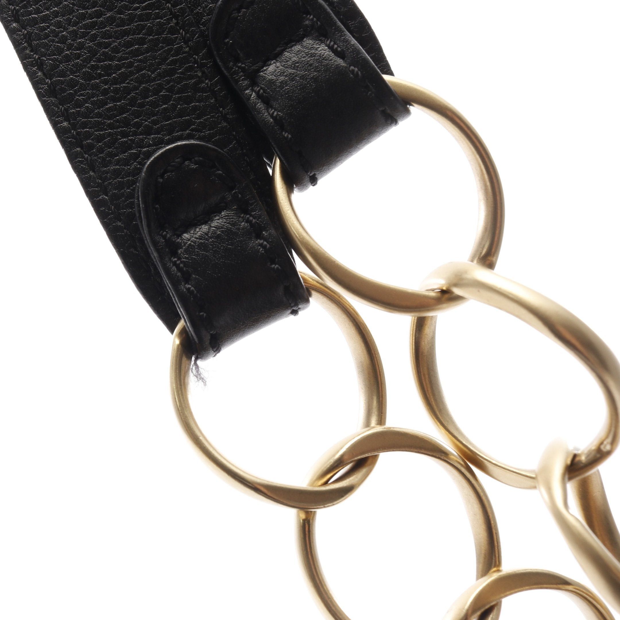 Chanel Chanel Coco Mark Chain Shoulder Bag Tote Caviar Skin Black Gold Hardware Size ONE SIZE - 7 Thumbnail
