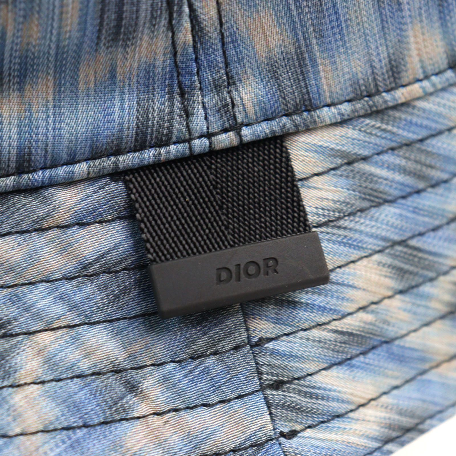 Dior Dior Dior Parley Adriatic print upcycled fabric bucket hat Cotton Hats 293C906D5547 Size ONE SIZE - 7 Thumbnail