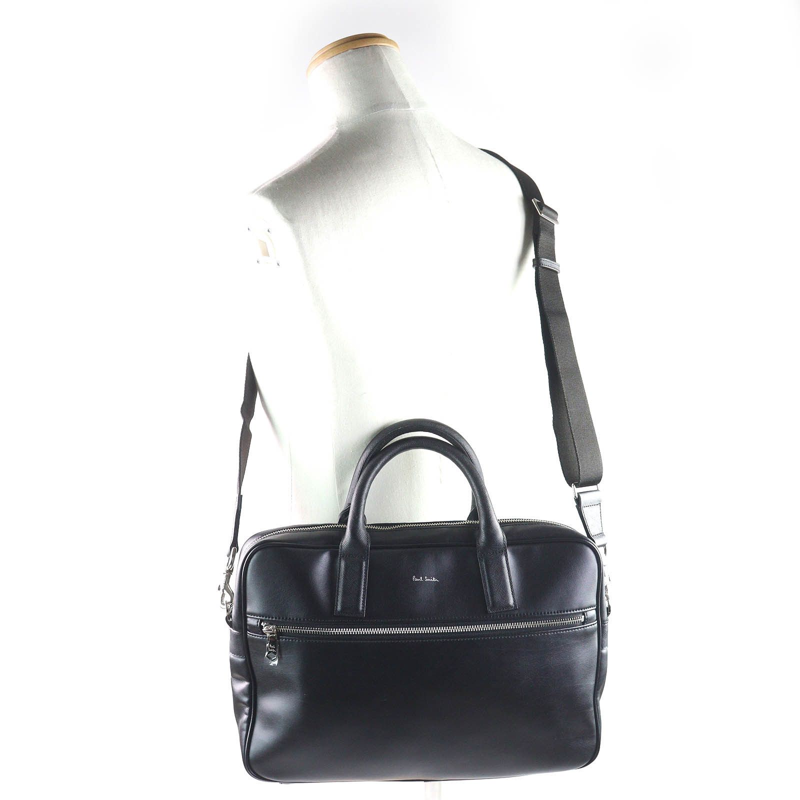 Paul Smith Paul Smith Paul Smith Briefcase Leather 2way Bag Leather Business Bag Size ONE SIZE - 9 Thumbnail