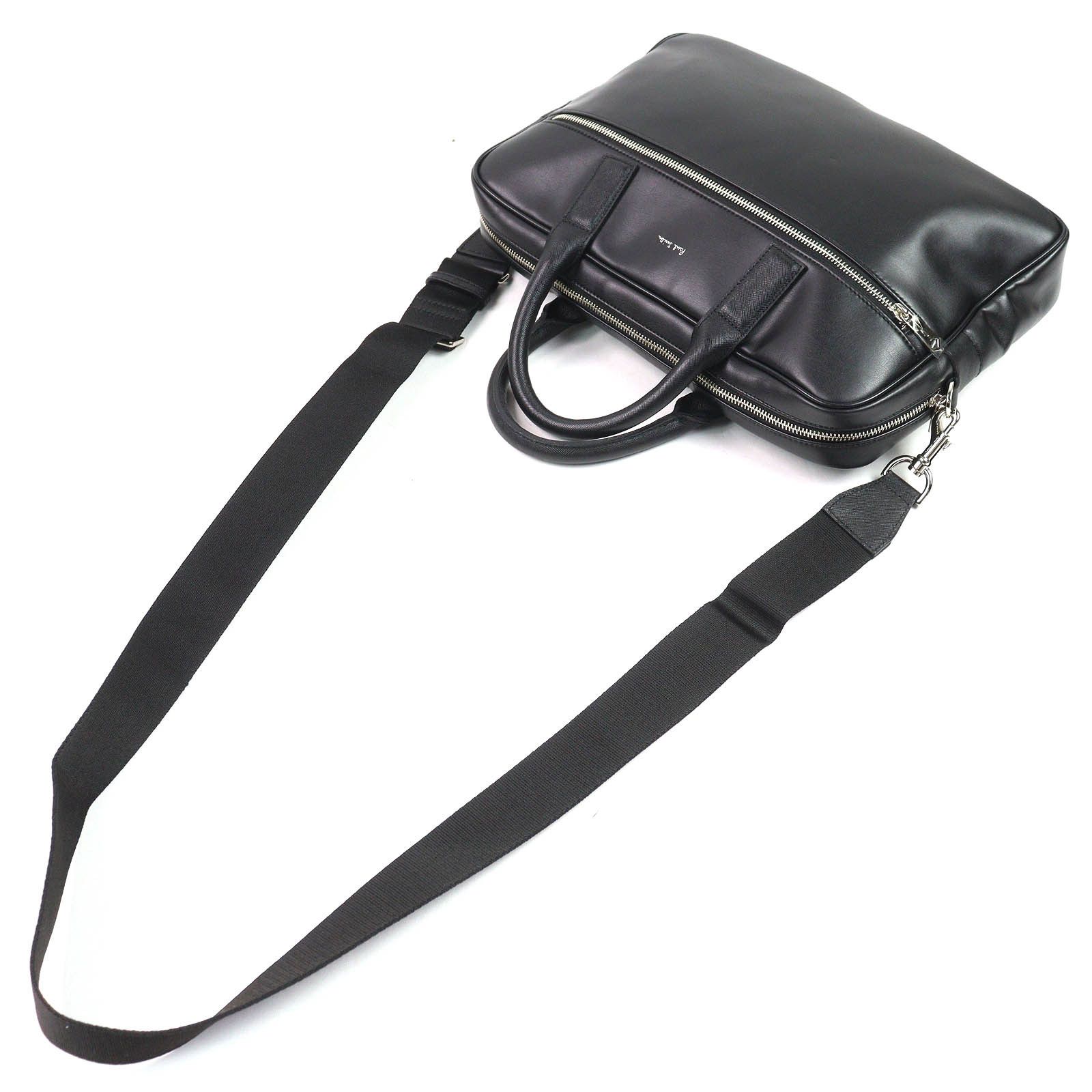 Paul Smith Paul Smith Paul Smith Briefcase Leather 2way Bag Leather Business Bag Size ONE SIZE - 3 Thumbnail