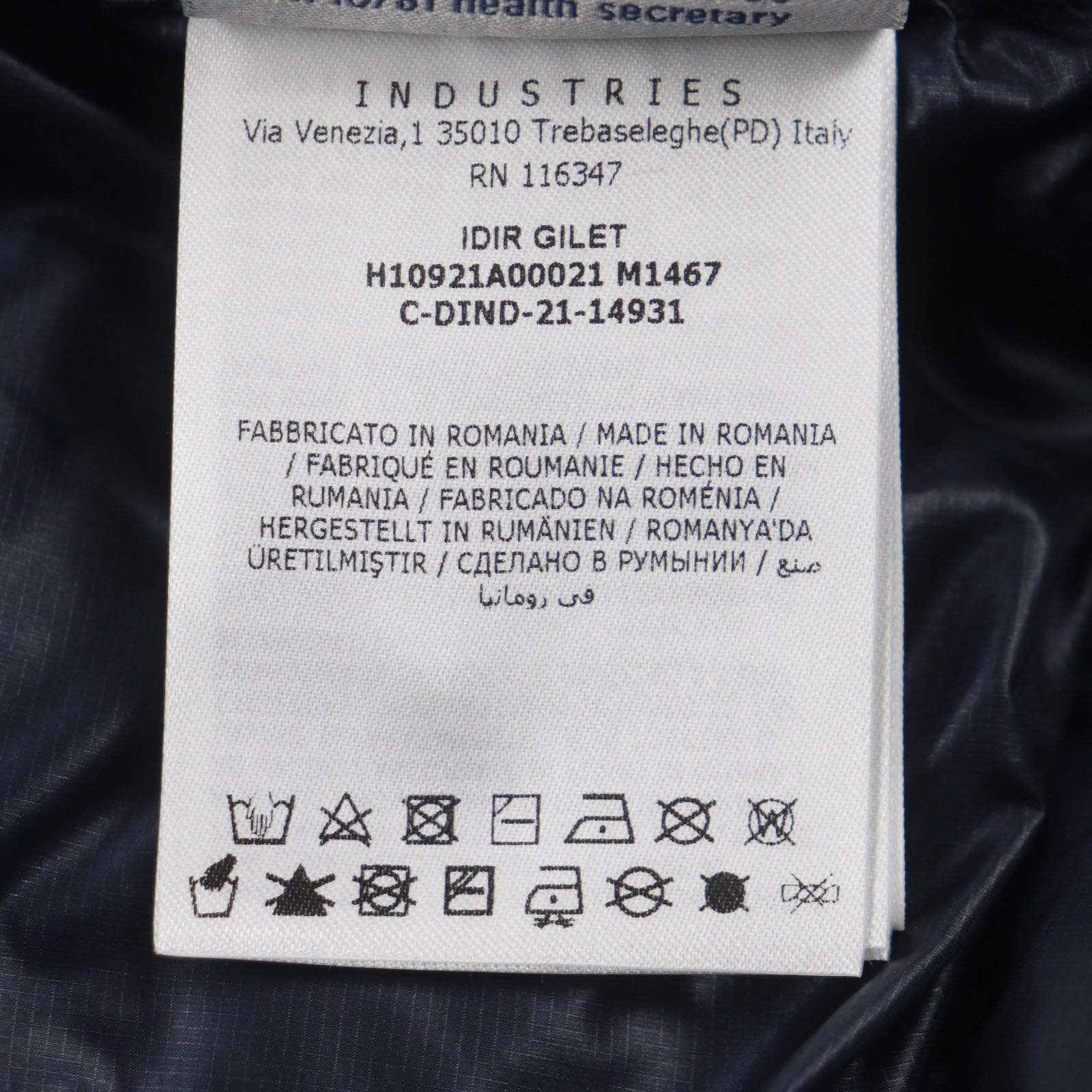 Moncler Moncler Moncler Genius 2 IDIR Nylon Down Vest Others Outerwear Size ONE SIZE - 10 Thumbnail