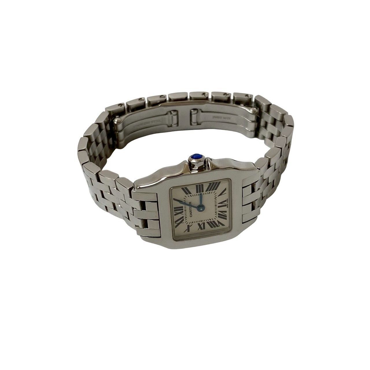 Cartier Cartier Cartier Santos Demoiselle Stainless Steel Watch Metal Quartz Size ONE SIZE - 6 Thumbnail