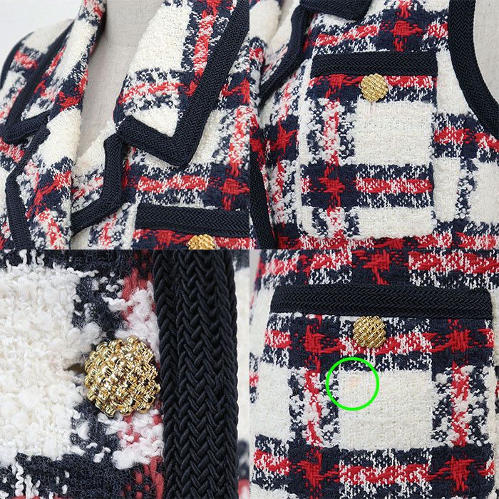 Gucci Gucci Gucci Tweed 2way Set Up Others Suits 652040 ZAGLK Size ONE SIZE - 2 Thumbnail