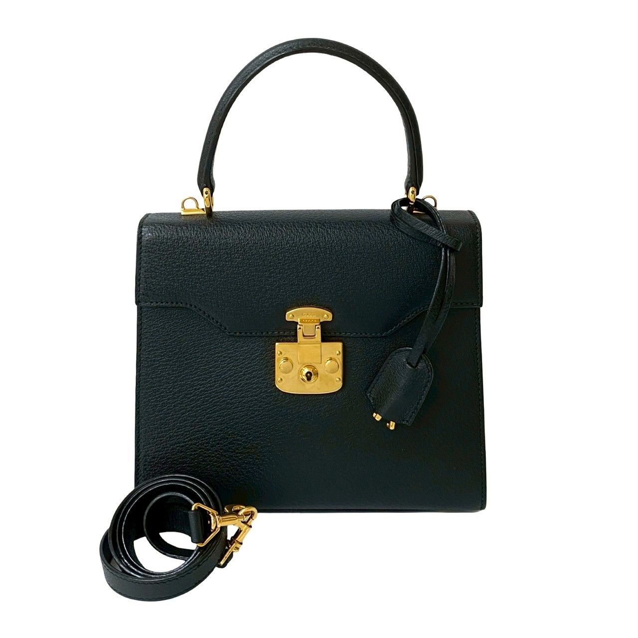 Gucci Gucci Gucci Old Gucci Leather 2way Shoulder Bag Handbag Leather Shoulder Bag Size ONE SIZE - 2 Thumbnail
